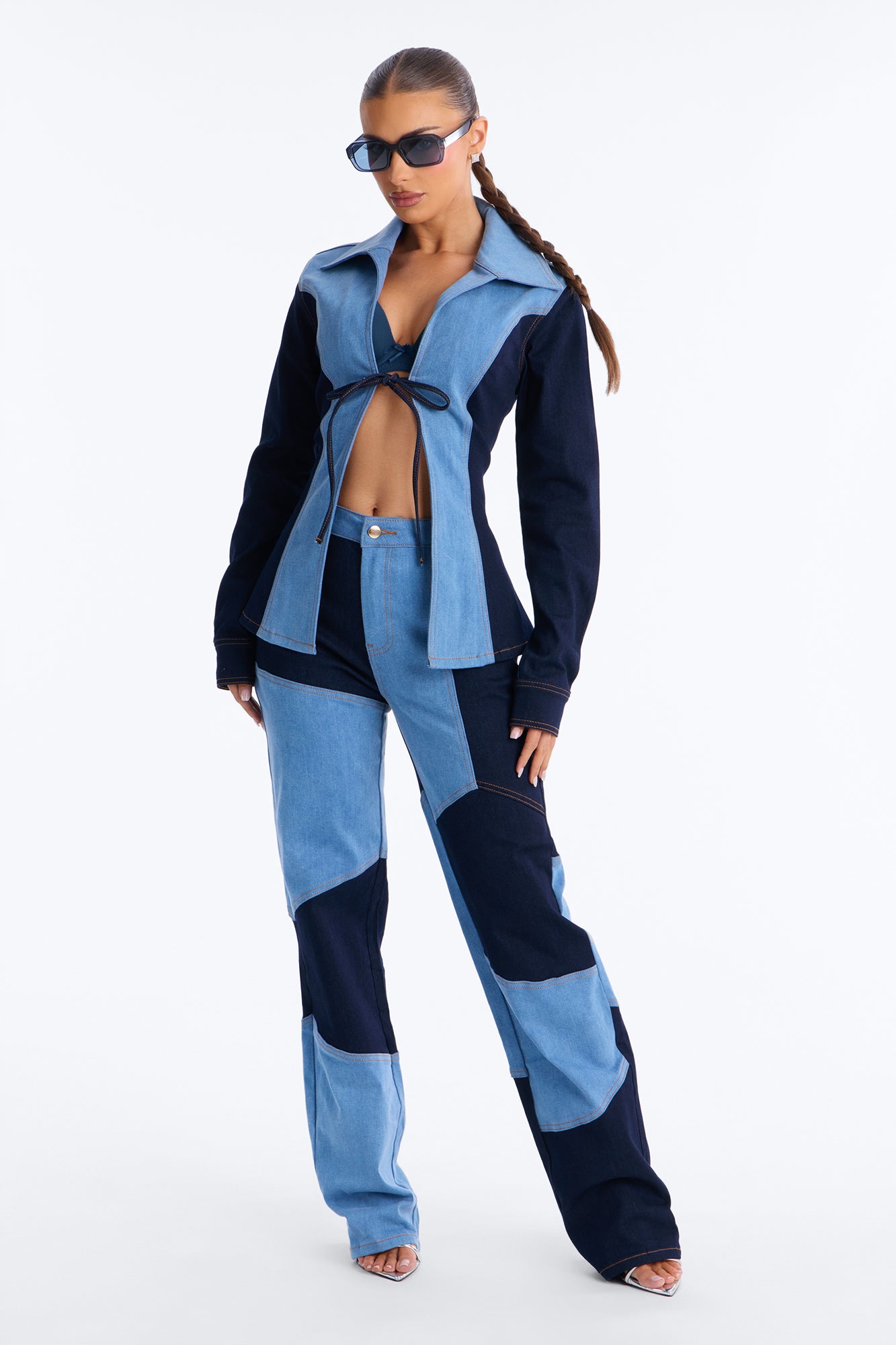 Claim To Fame Straight Leg Jeans - Rinse Blue Wash