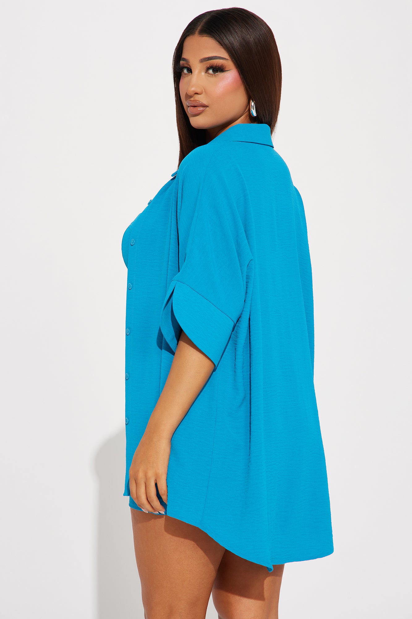 Meadow 3 Piece Short Set - Turquoise