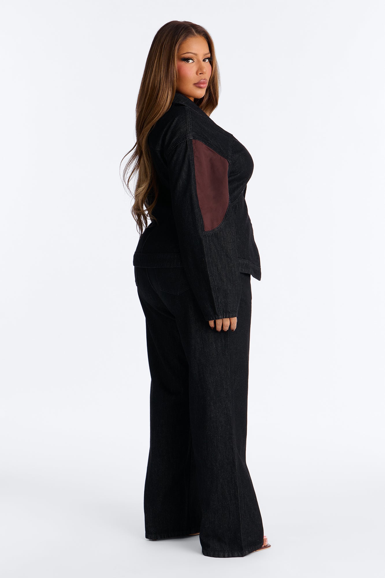 Marissa Denim Jacket Pant Set - Dark Denim
