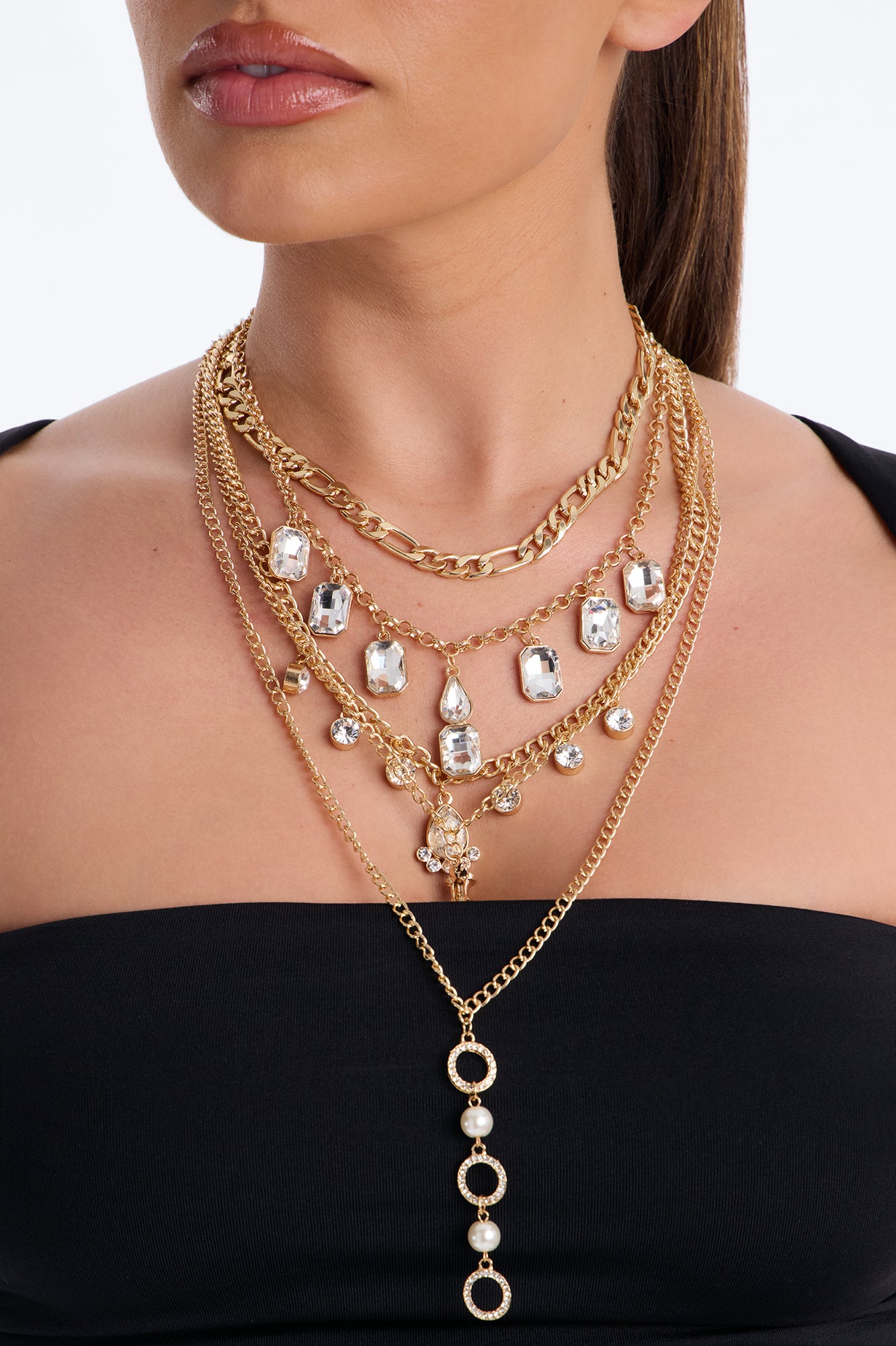 In The Know Layered Necklace - Gold