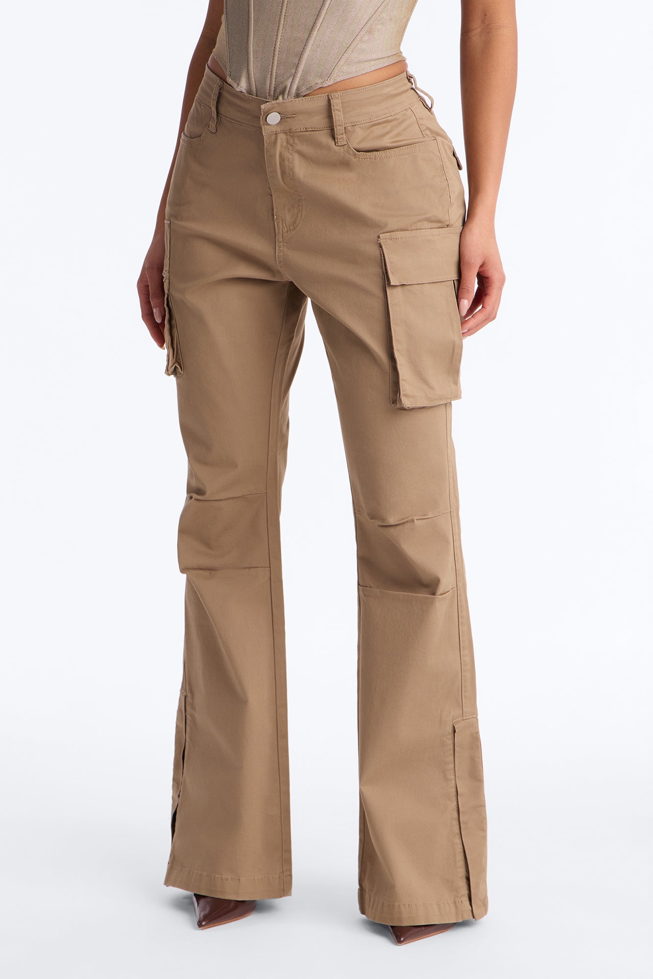 She's a Keeper Cargo Pant - Khaki