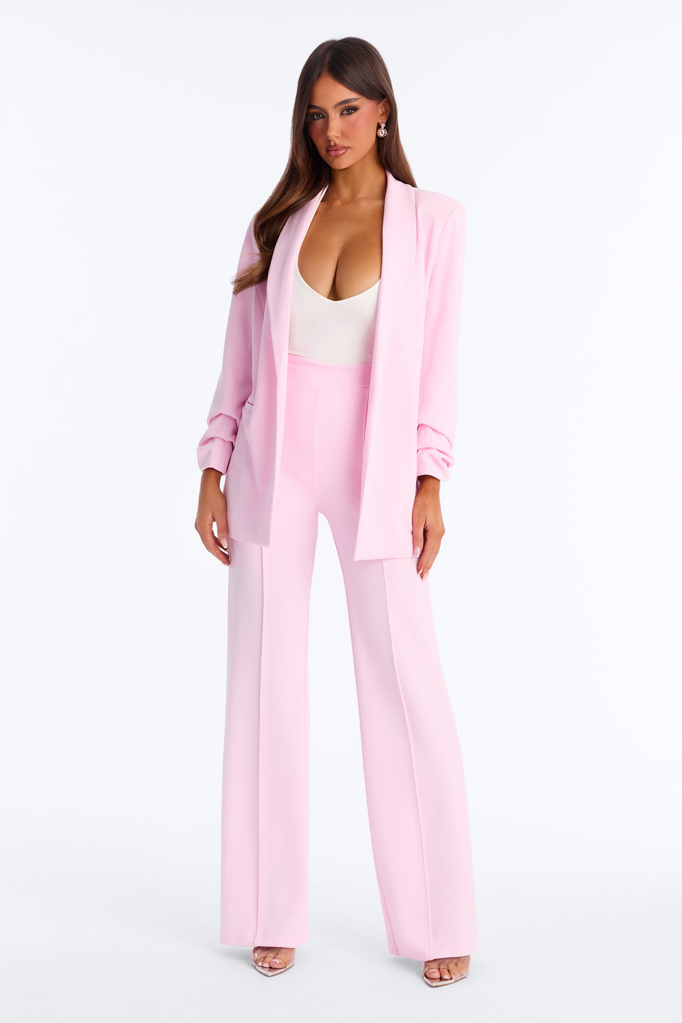 The Celine Blazer - Light Pink