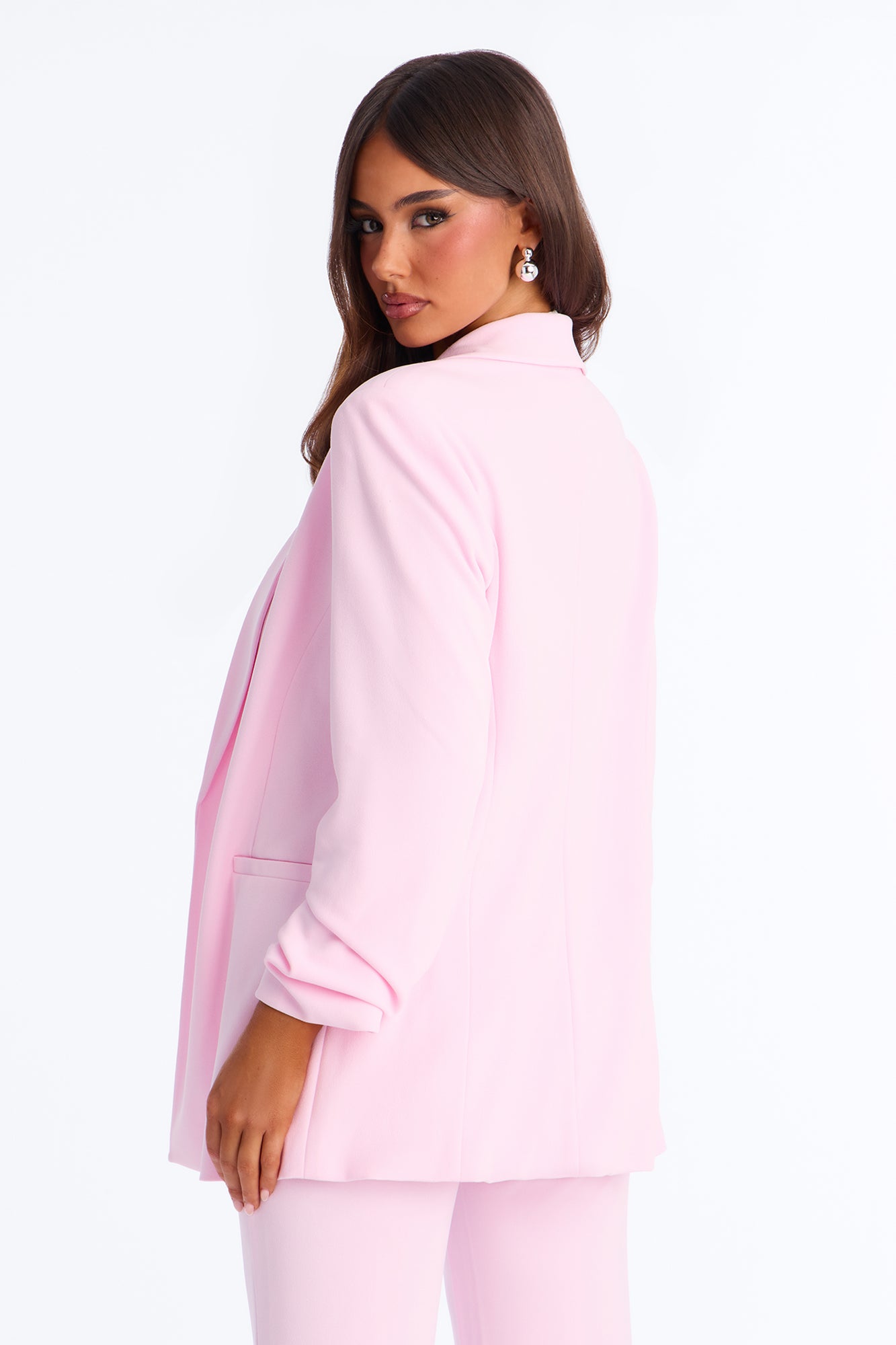 The Celine Blazer - Light Pink