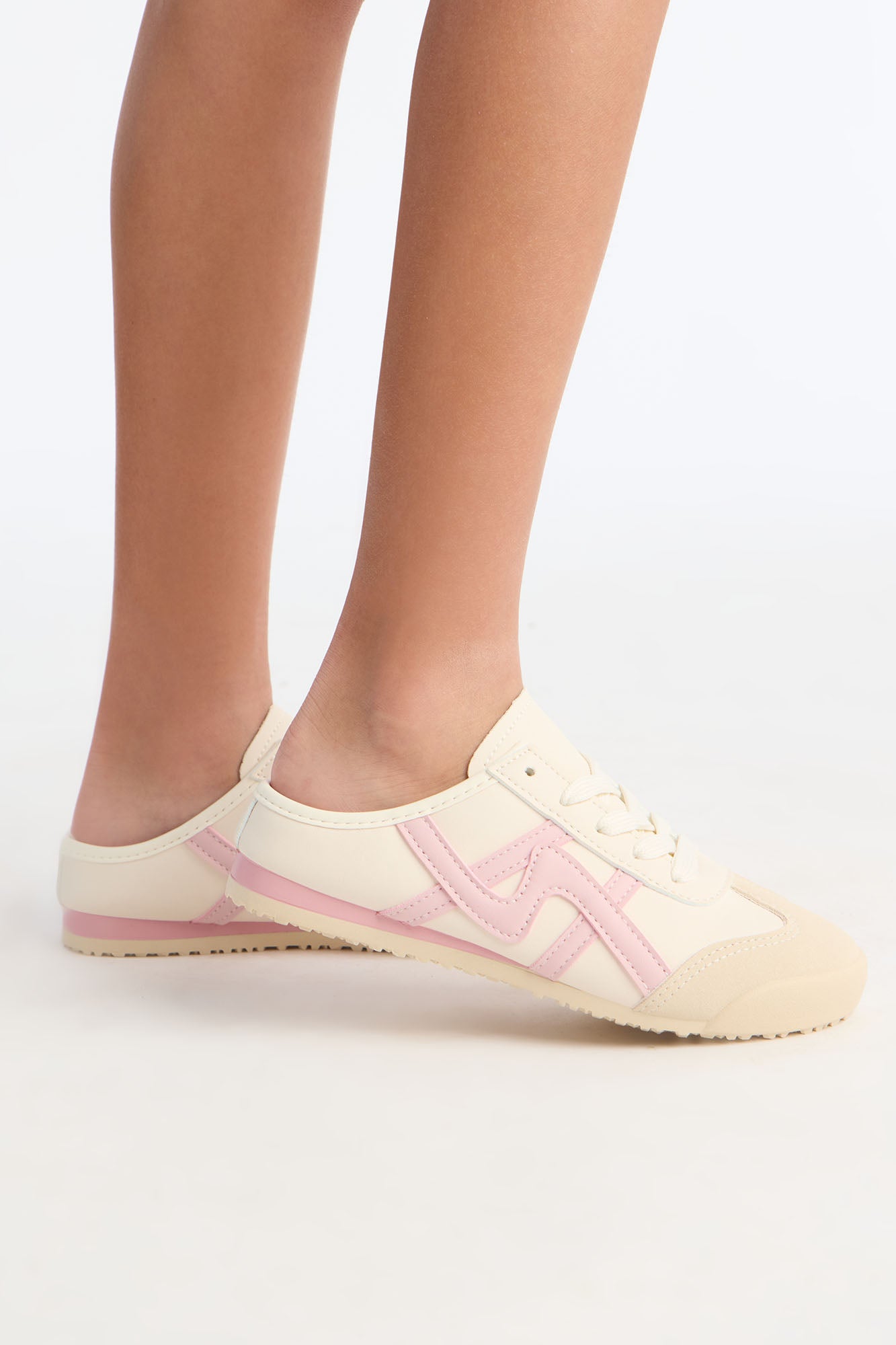 Mini Kobe Open Back Sneakers - Tan/Multi