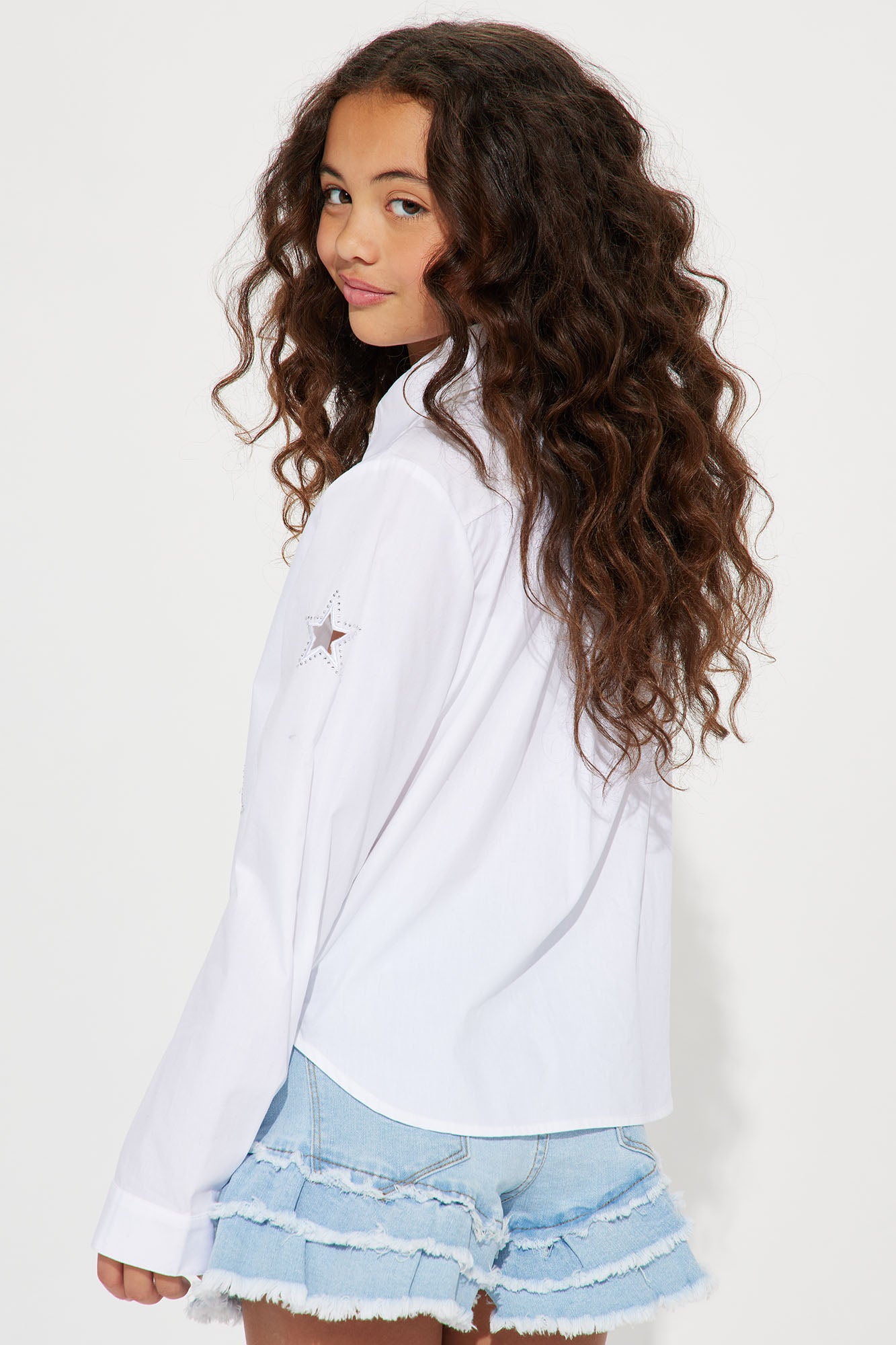 Mini Lookin Like A Star Shirt - White/Silver