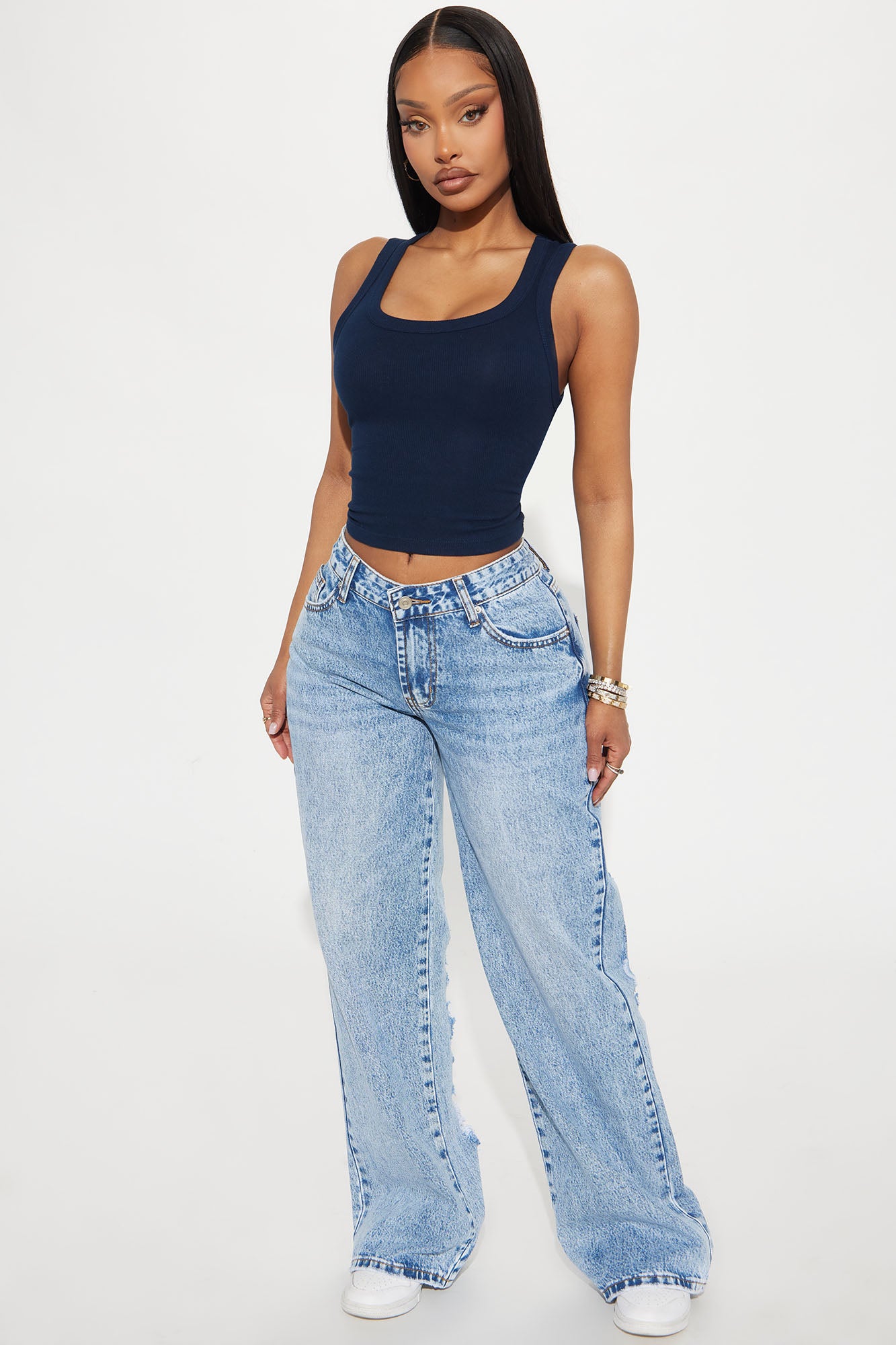 Remi Tank Top - Navy