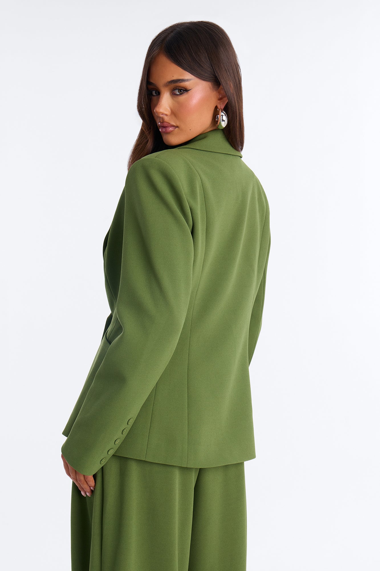 Charlie Fitted Blazer - Green