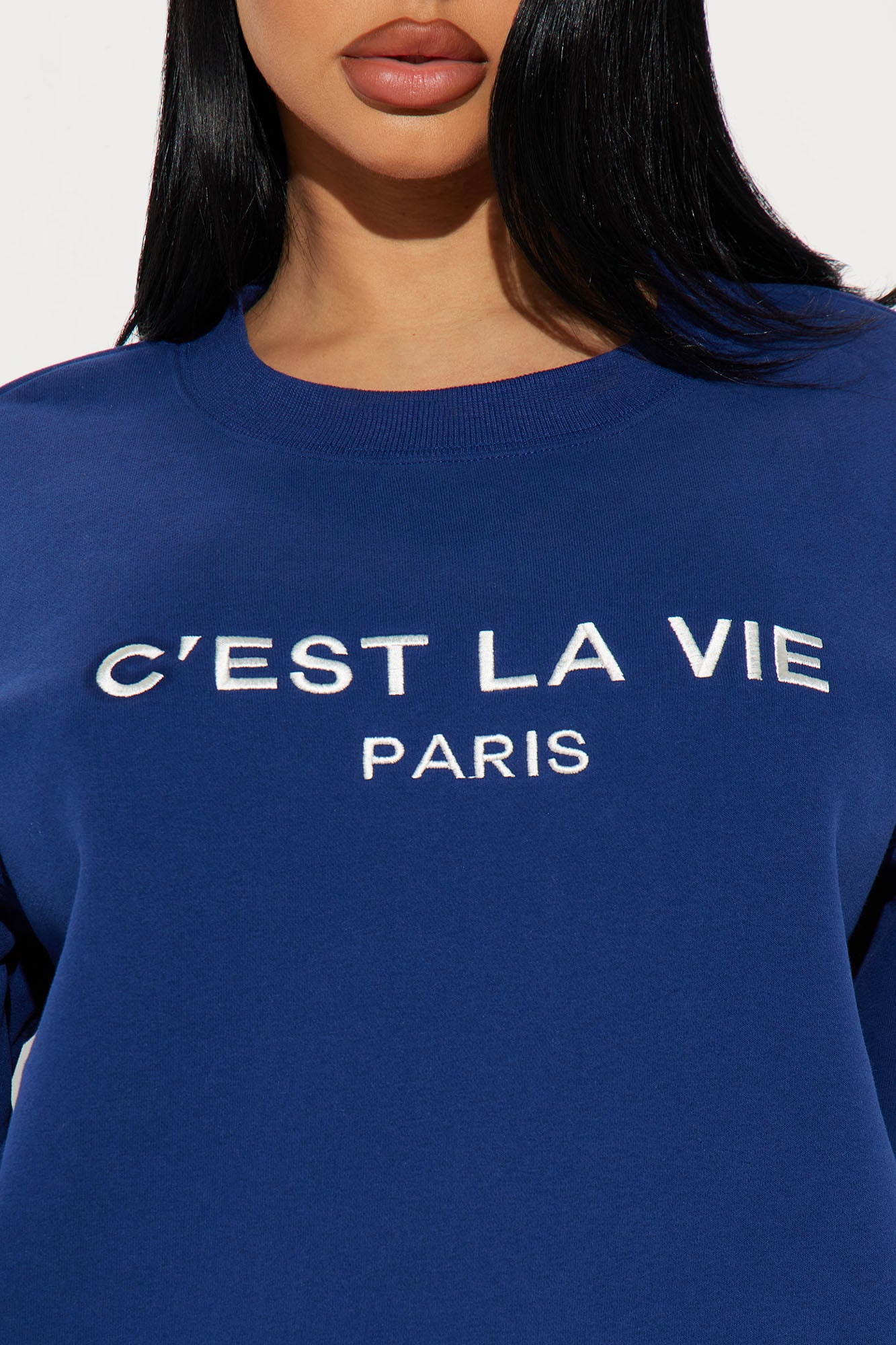 C’est La Vie Sweatpant Set - Navy