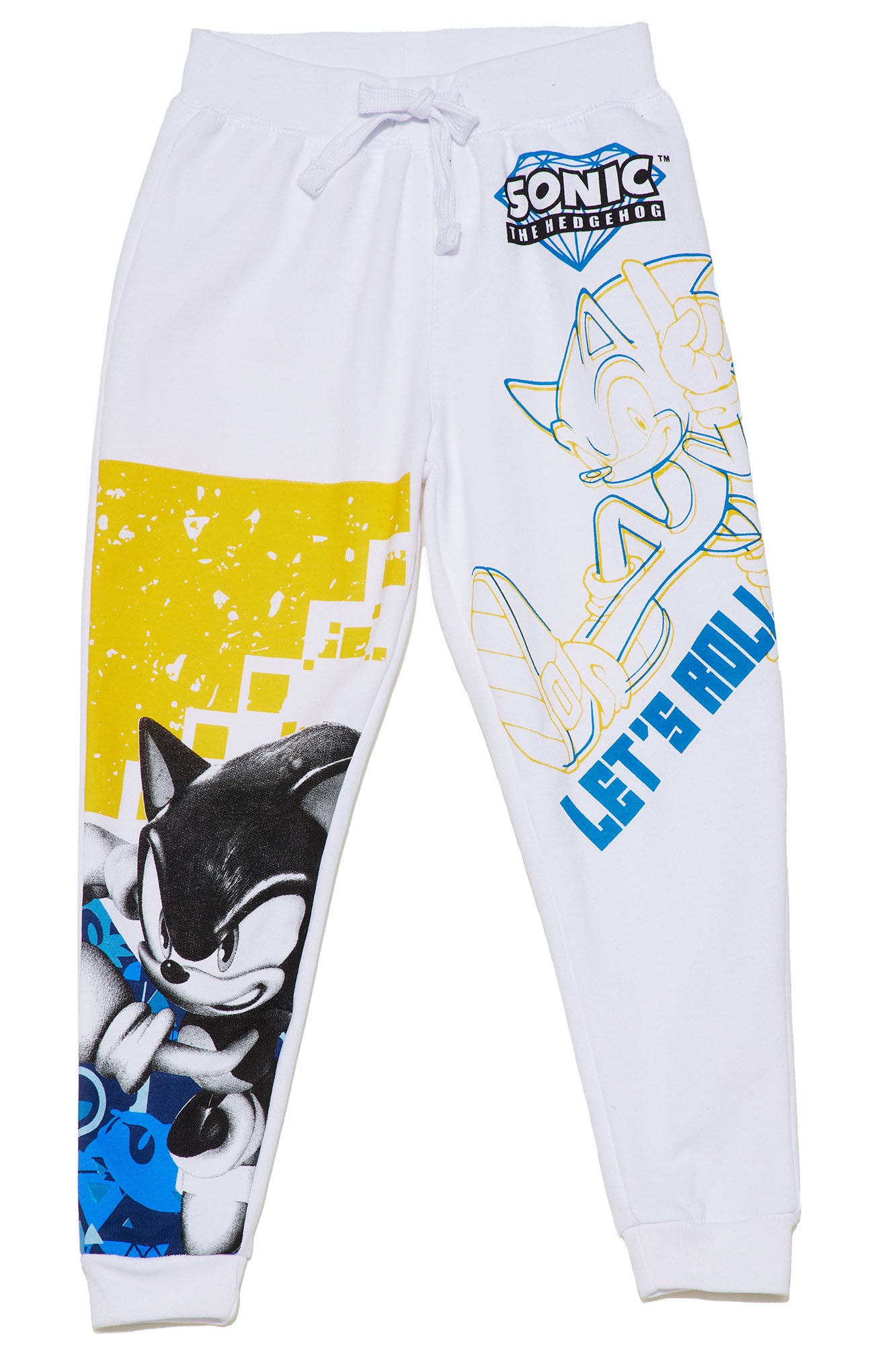 Mini Sonic The Hedgehog Let's Roll Jogger Set - White