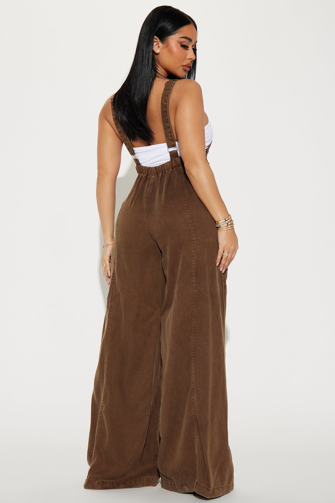 Katarina Washed Jumpsuit - Brown