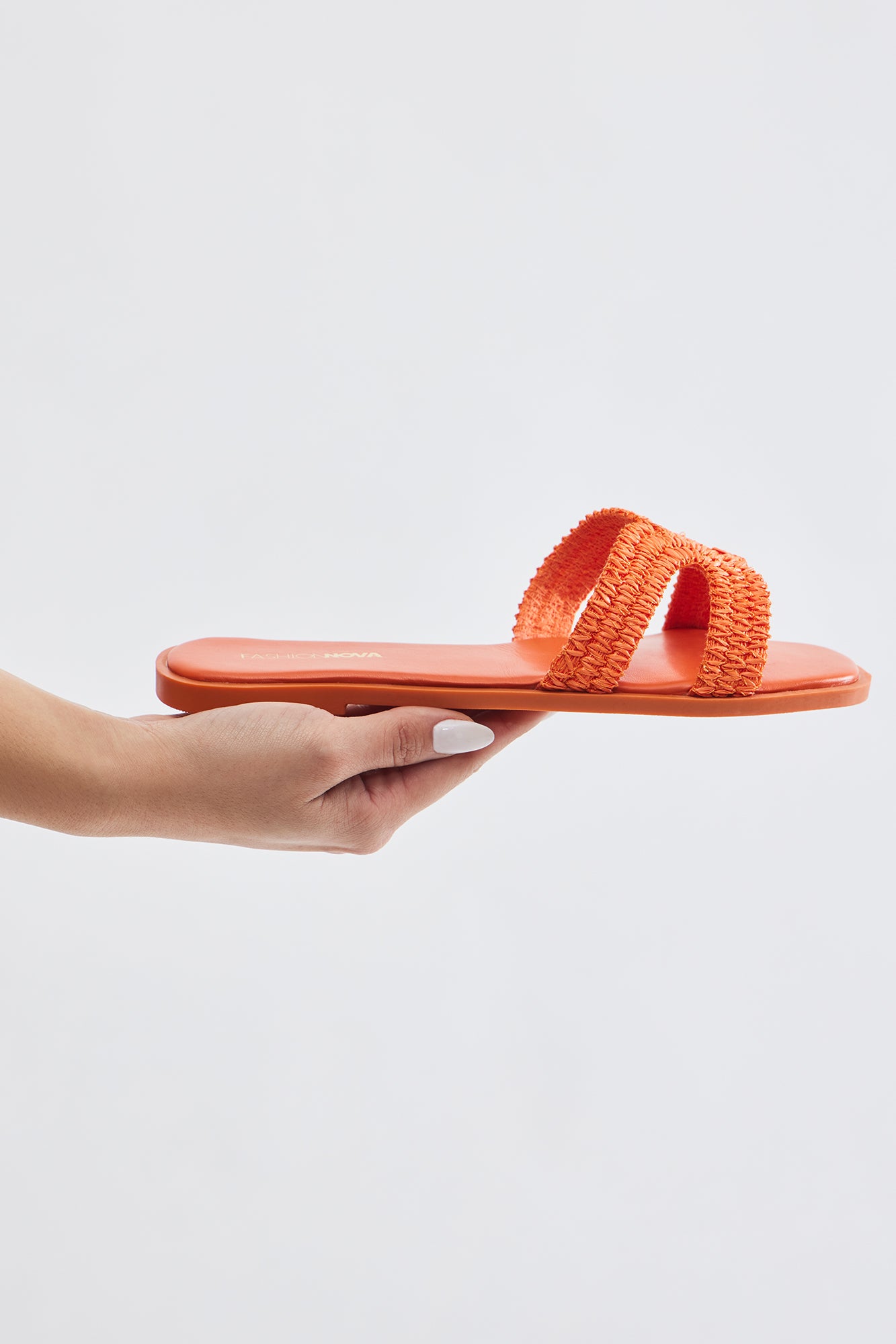 Poolside Babe Flat Sandals - Orange
