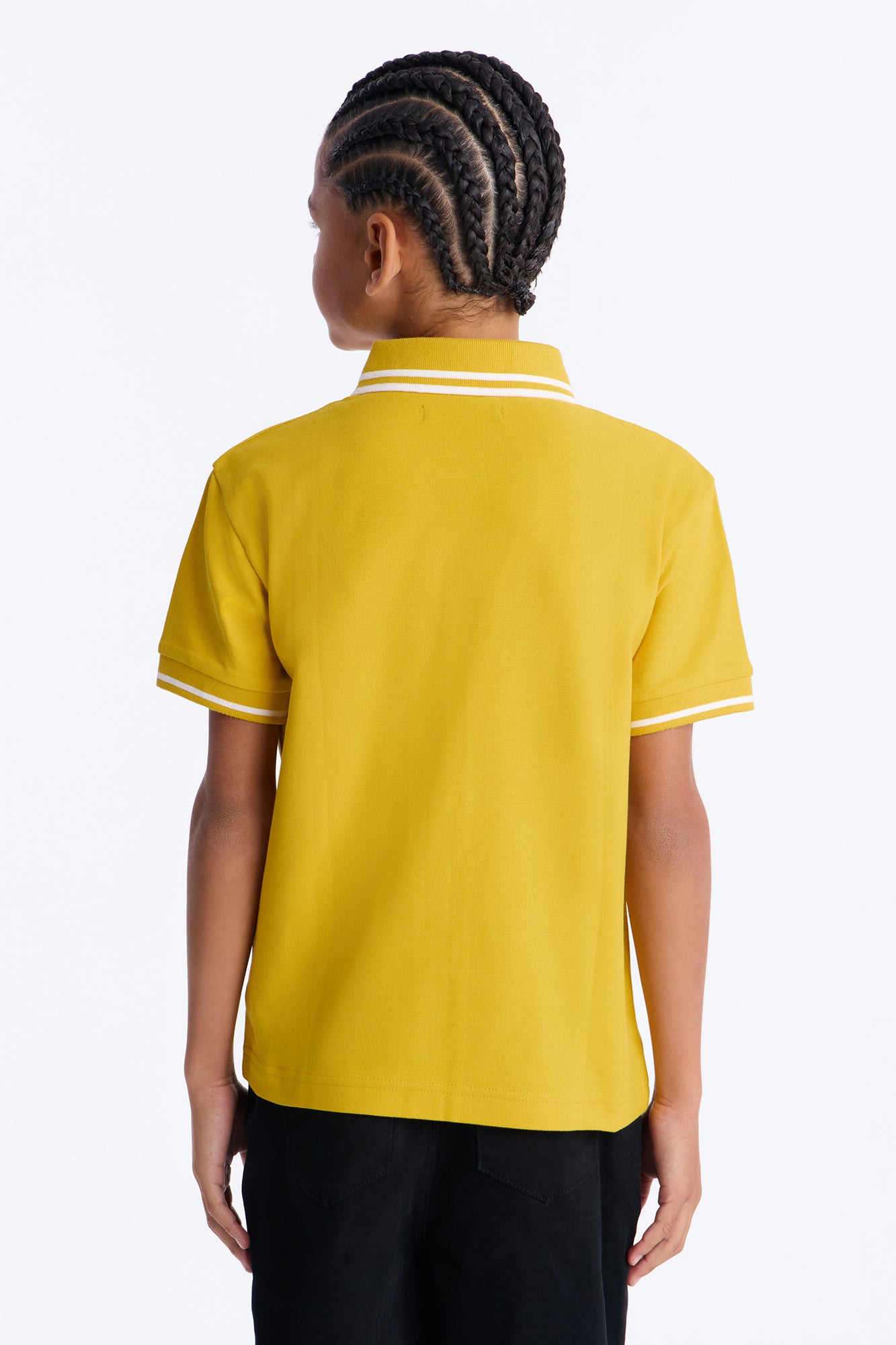 Mini Wilson Short Sleeve Polo - Mustard