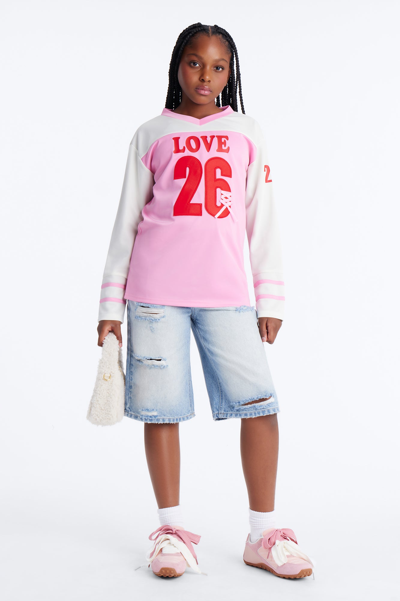 Mini Lover Girl Jersey - Pink/combo