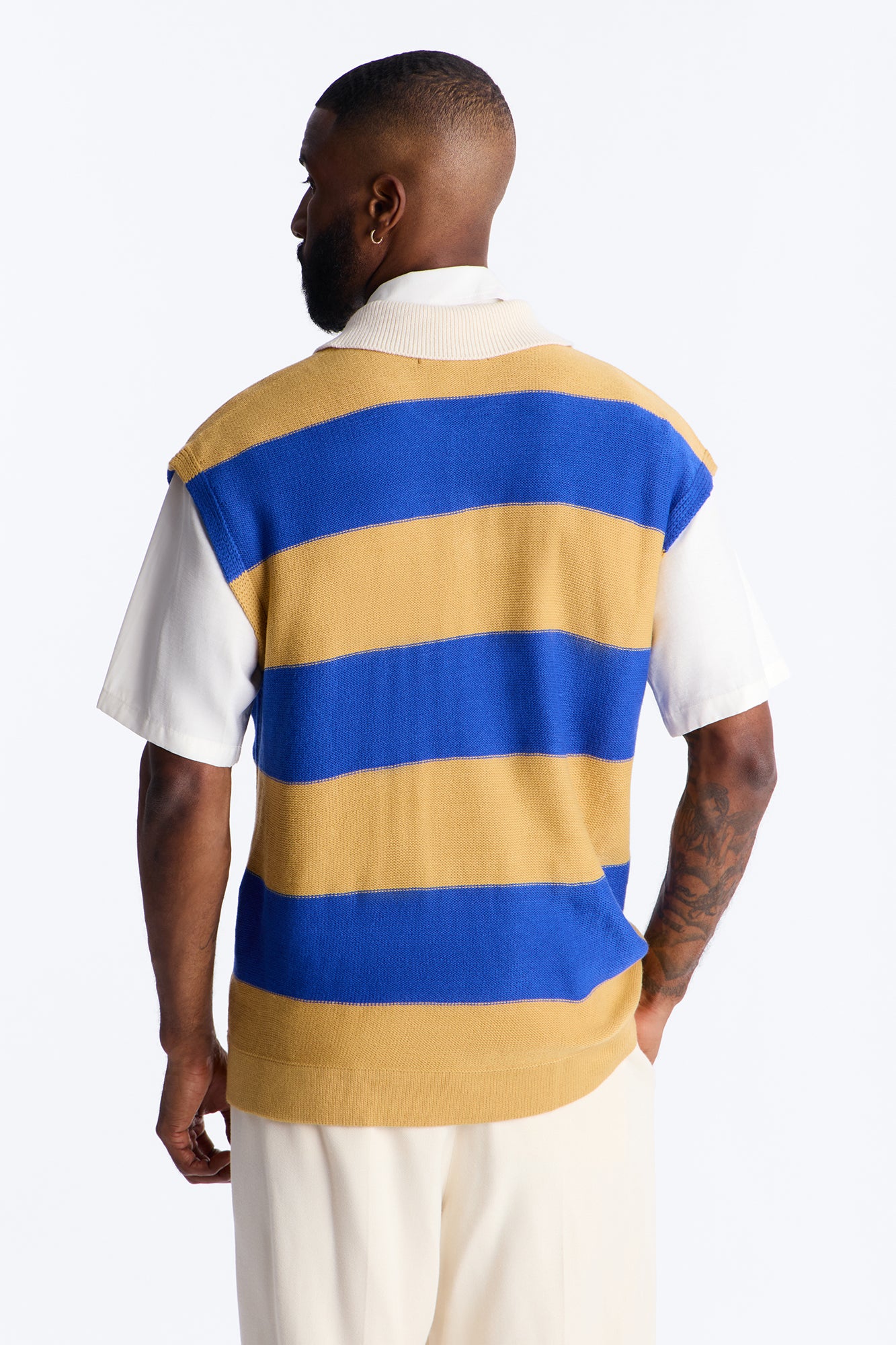 Ivy Sweater Polo - Blue