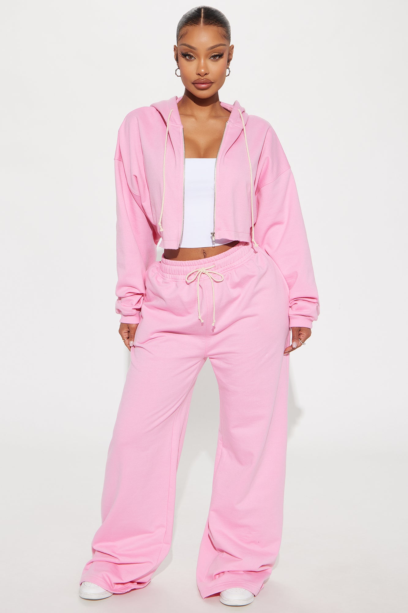 On The Way Sweatpant Set - Pink
