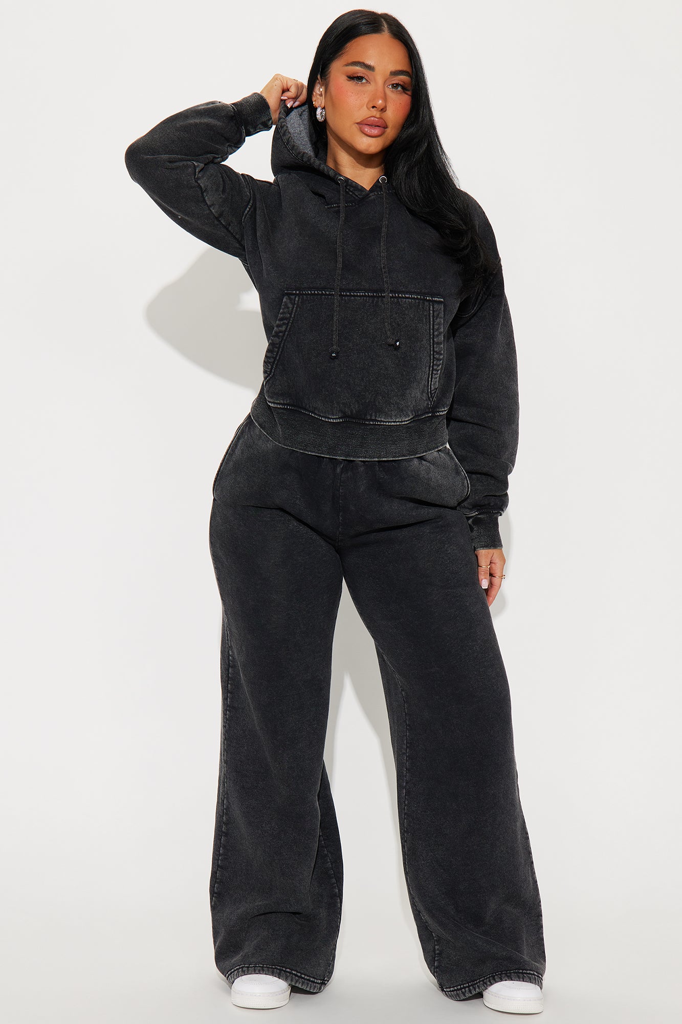 Limited Edition Fleece Sweatsuit Set - Charcoal