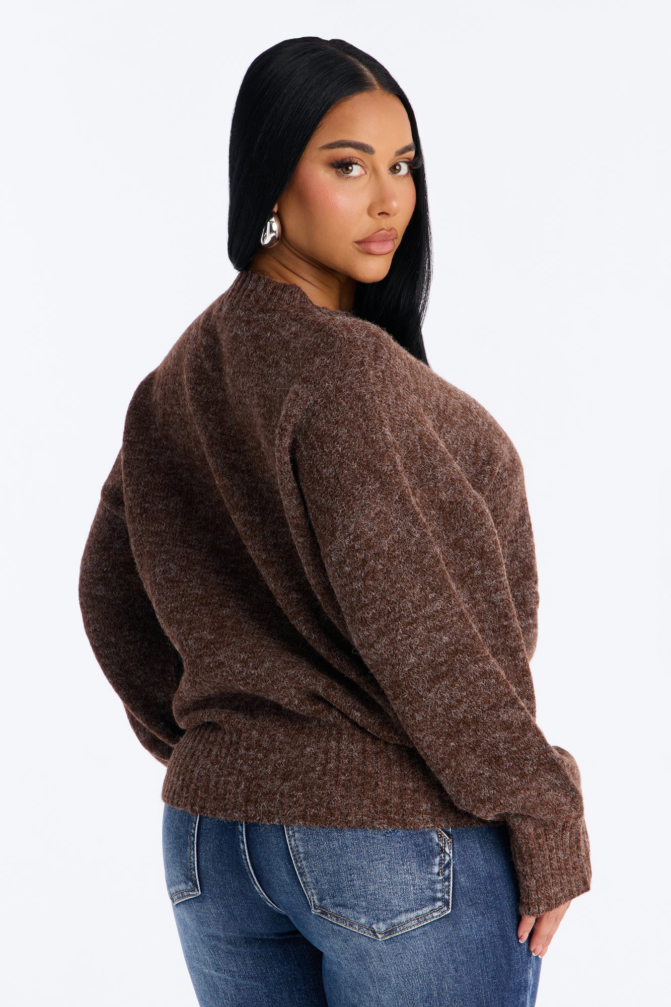 On Wednesdays Pullover Sweater - Chocolate