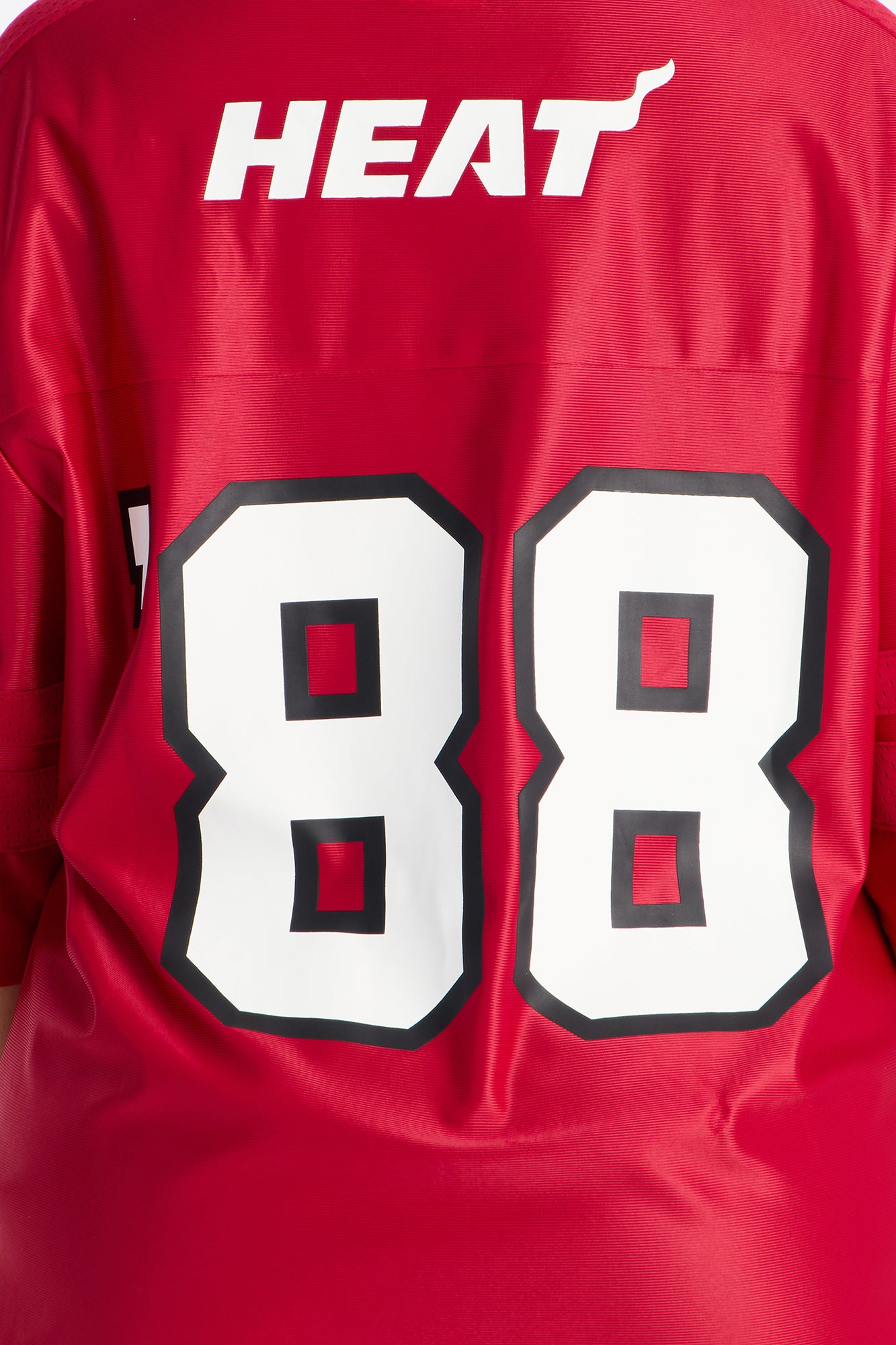 NBA Heat Oversized Mesh Tee - Red