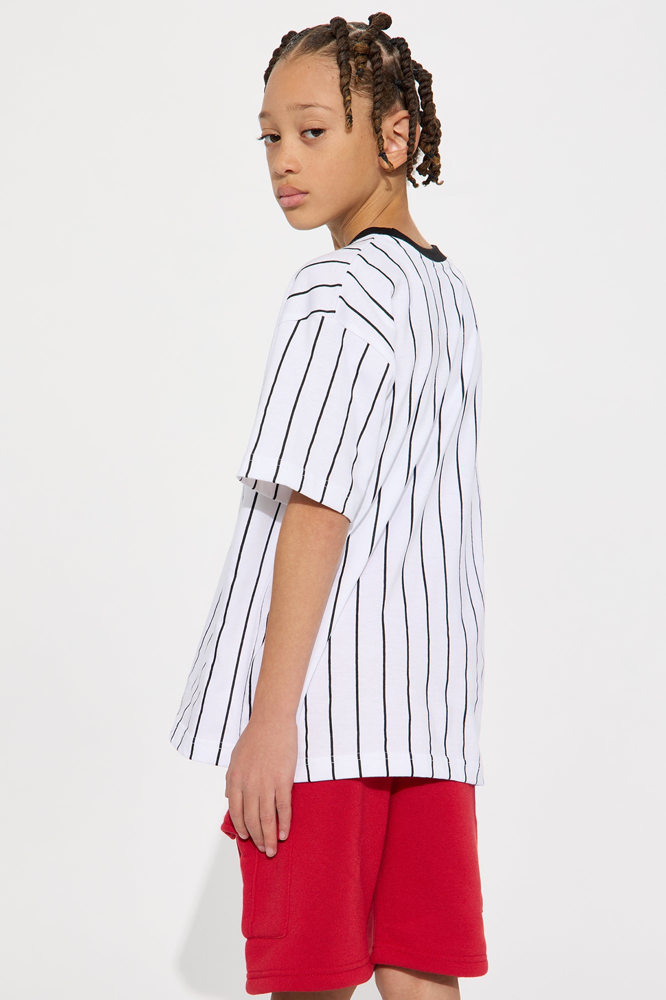 Mini Heartbreak Kingpin Short Sleeve Tee - White/Black