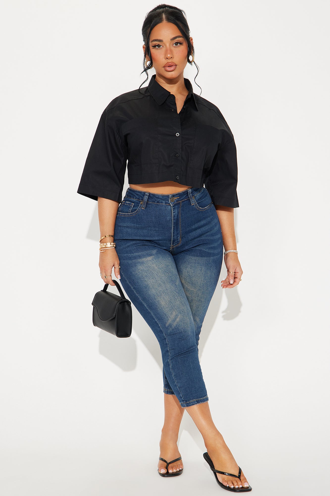 Busy Weekends Poplin Shirt - Black