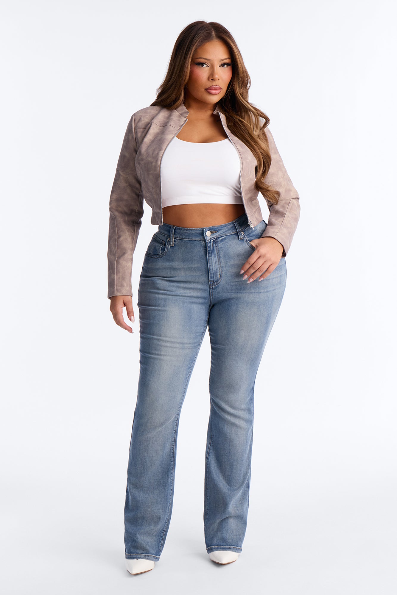 Santa Rosa Soft Stretch High Rise Bootcut Jeans - Light Wash