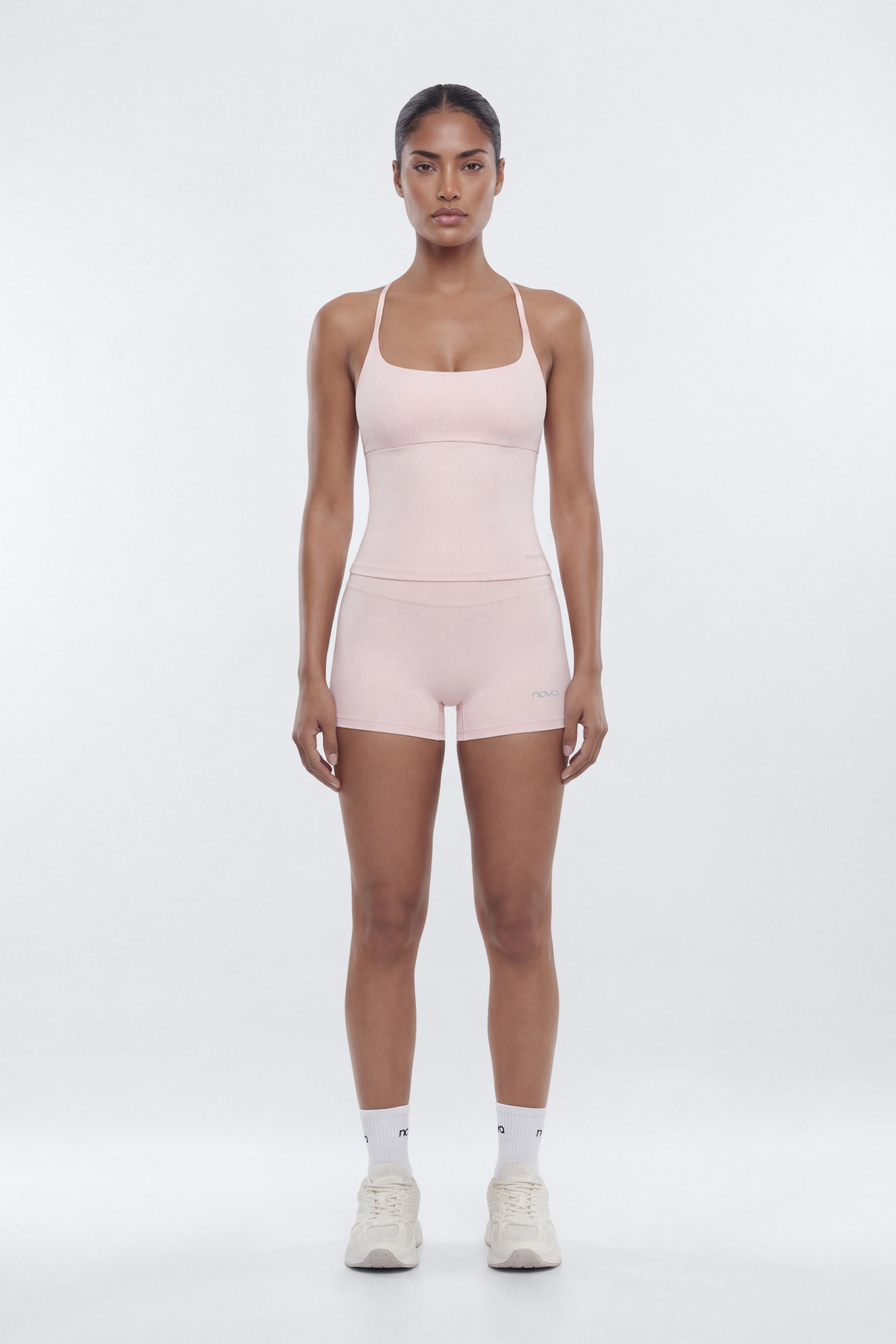 CloudForm™ Y Back Sports Top - Blush