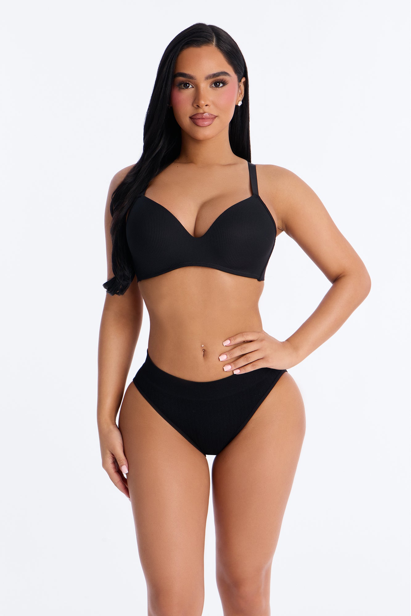 She's A Softie Comfort Wirefree Bra - Black