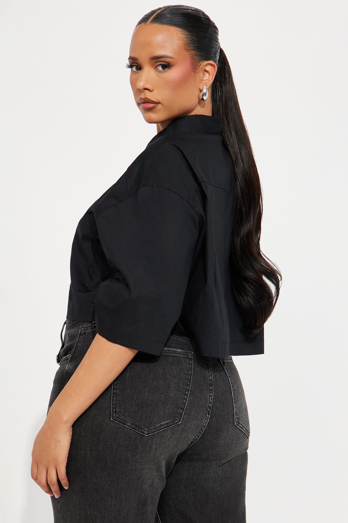 Busy Weekends Poplin Shirt - Black