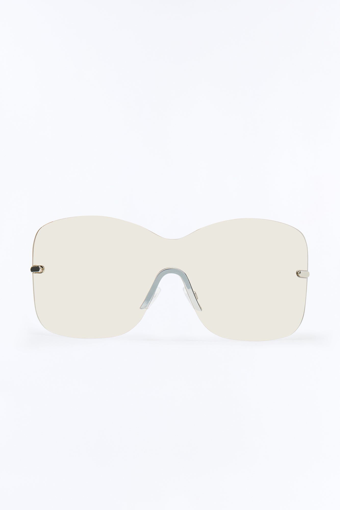 Stacy Shield Sunglasses - Clear
