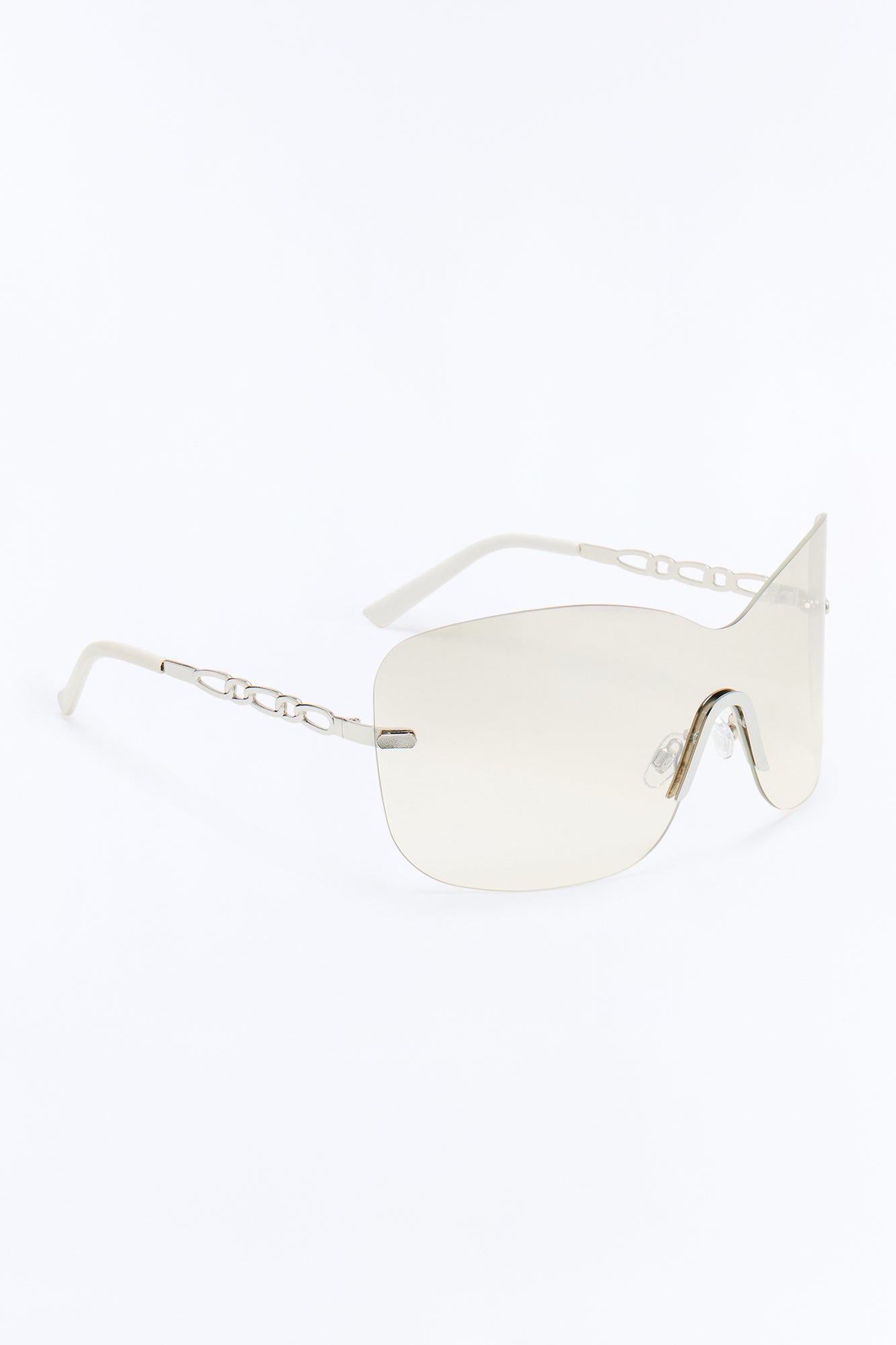 Stacy Shield Sunglasses - Clear