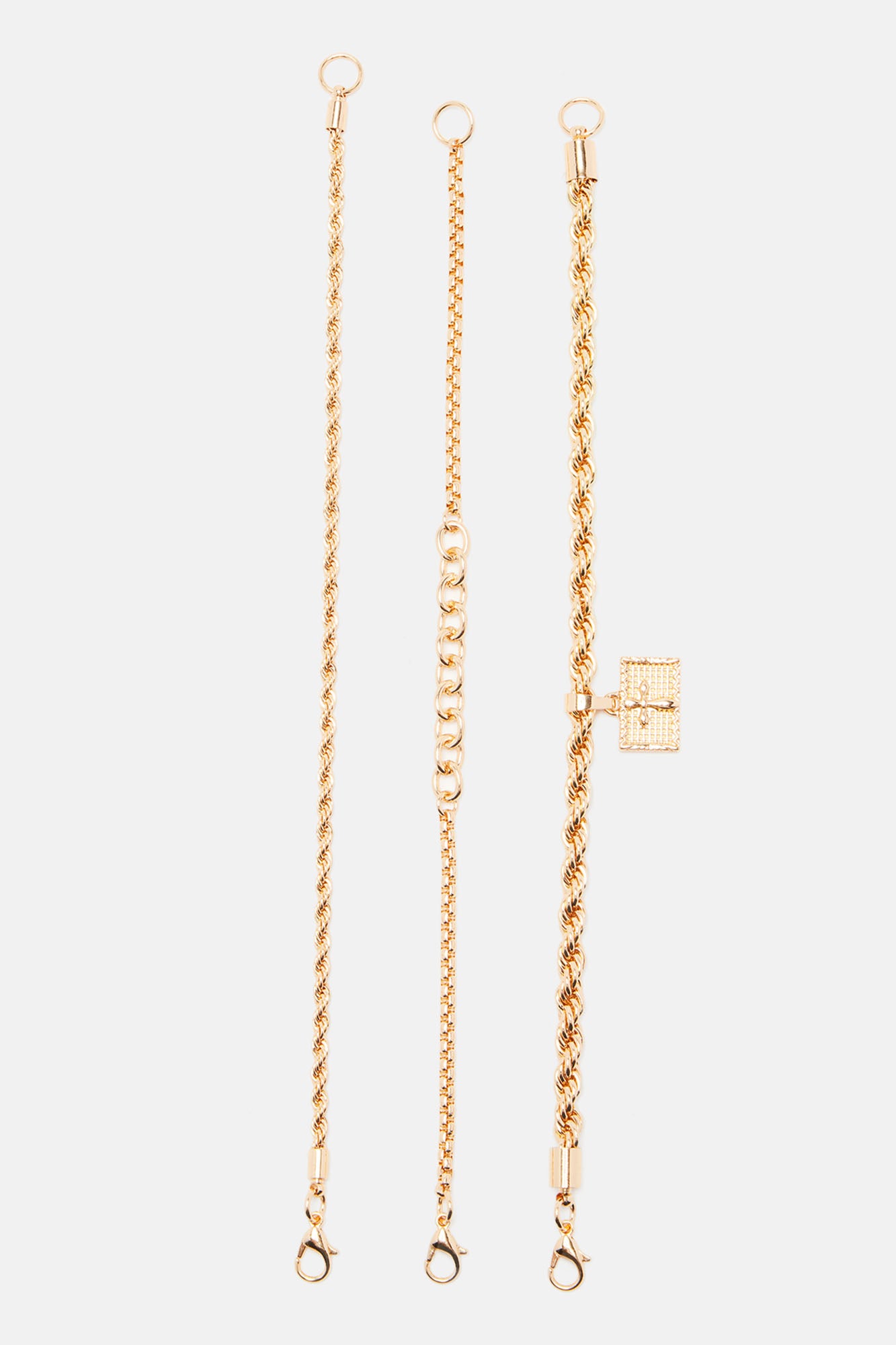 Only Stronger Bracelet Set - Gold
