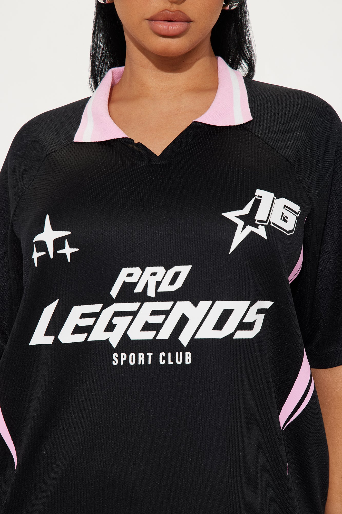 Pro League Graphic Jersey - Black