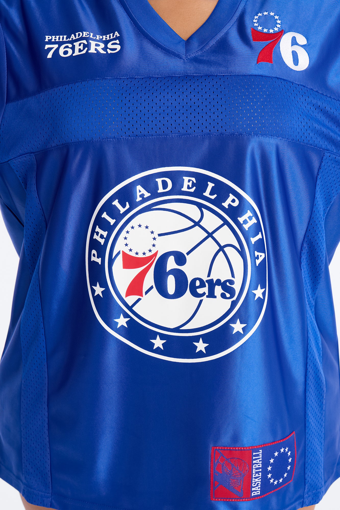 NBA 76'ers Oversized Mesh Tee - Royal
