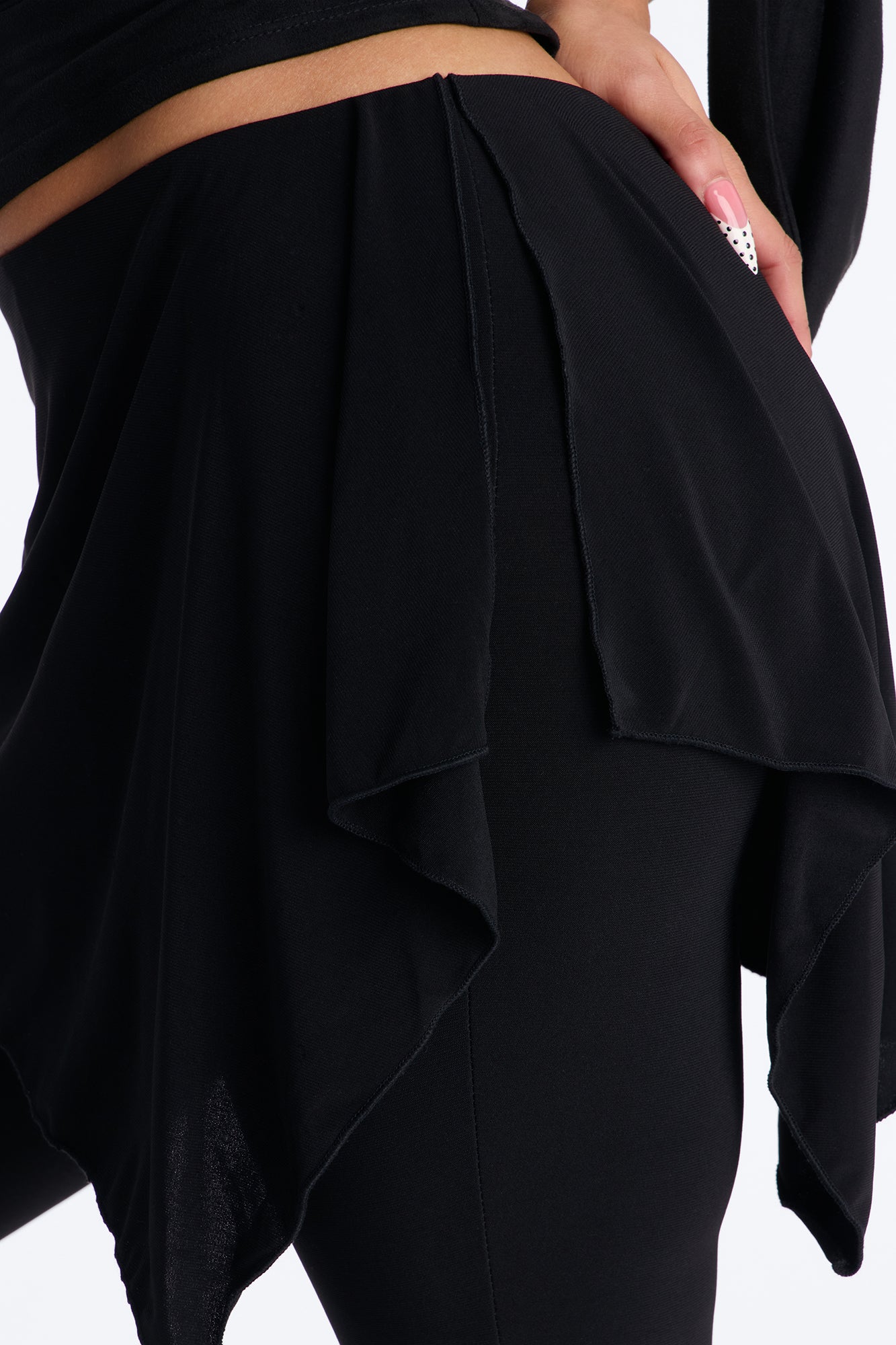 Ballerina Skirted Legging 29″ - Black