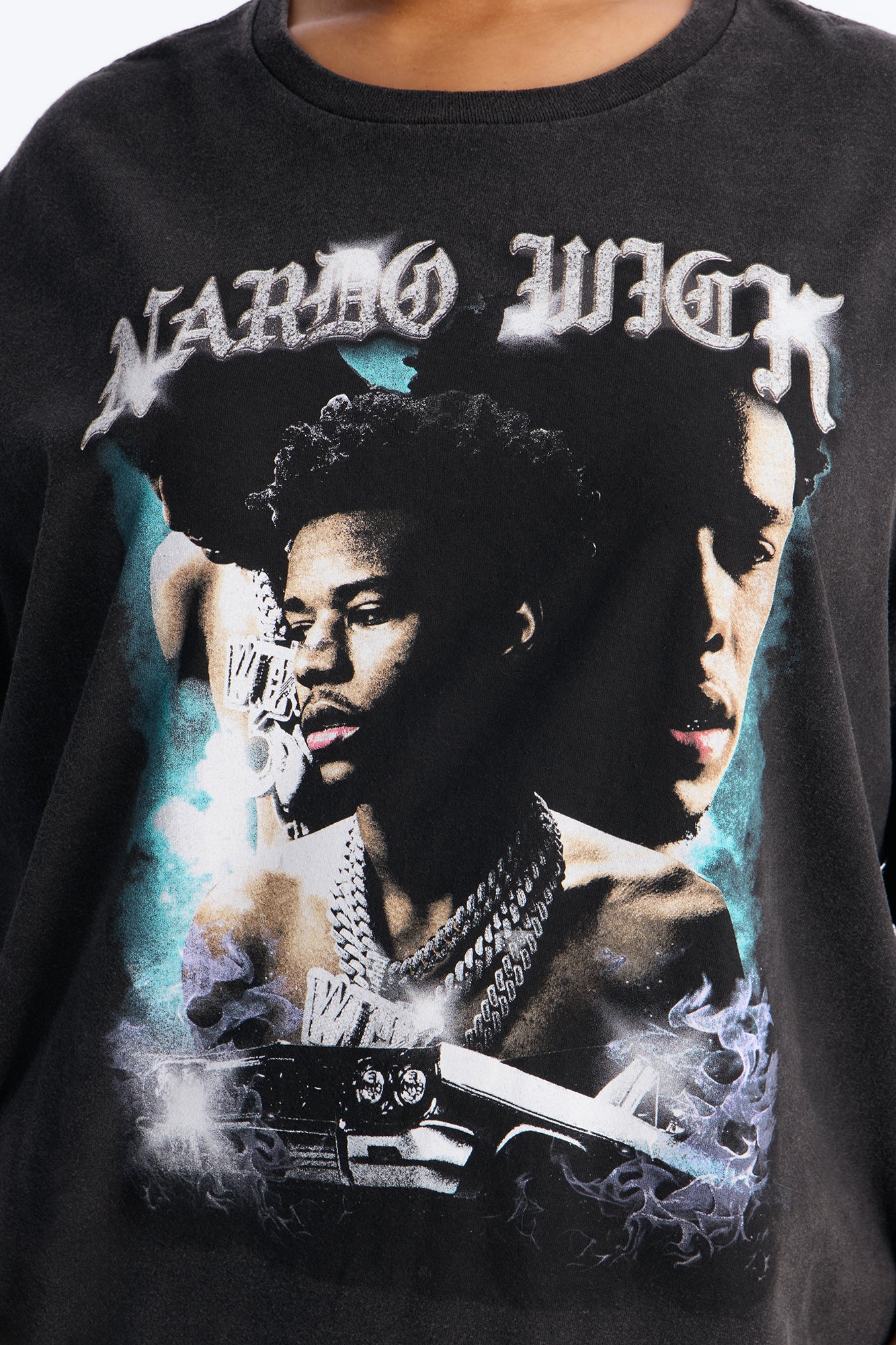 Nardo Wick Washed Tee - Black Wash