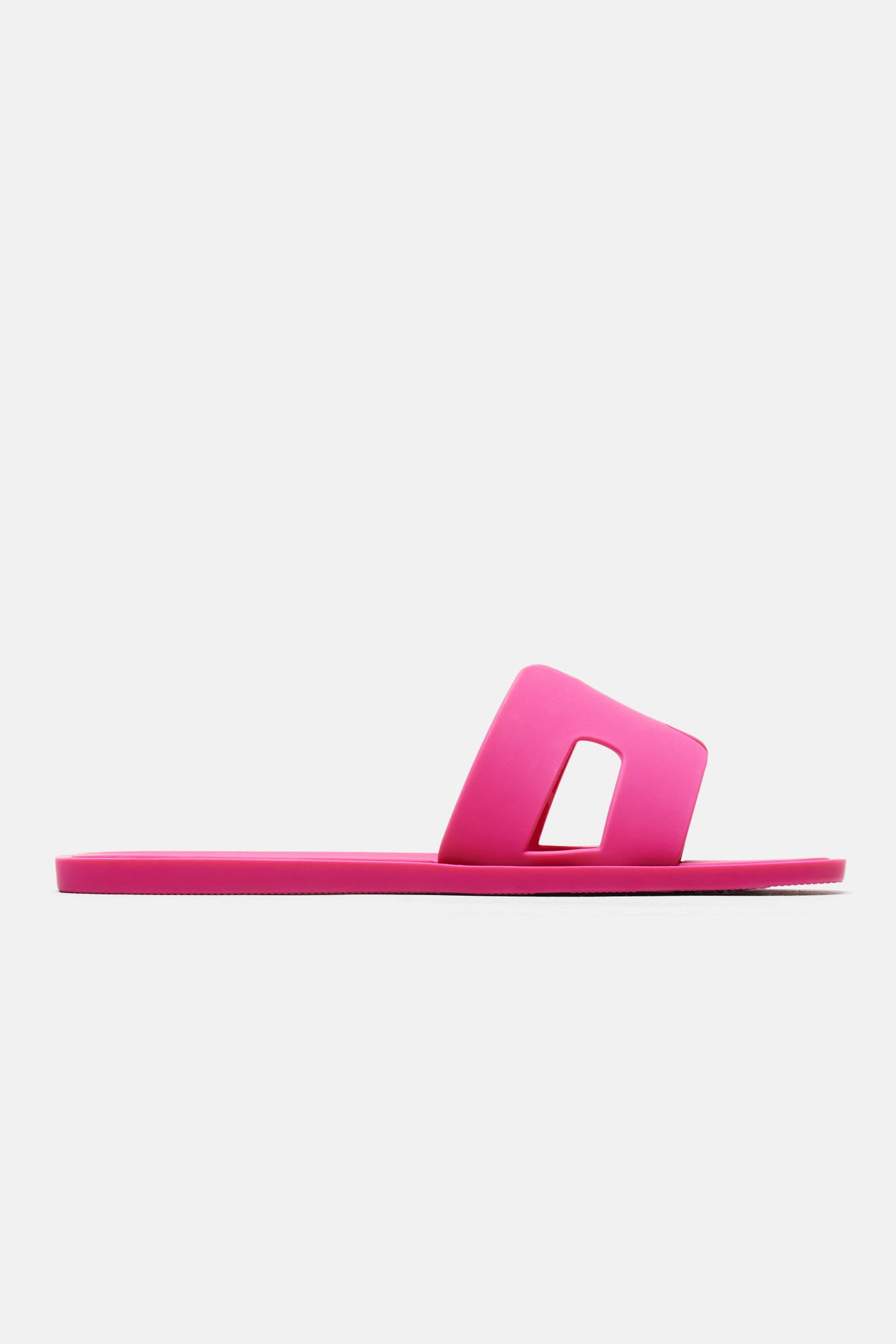 Jackie Flat Sandals - Fuchsia