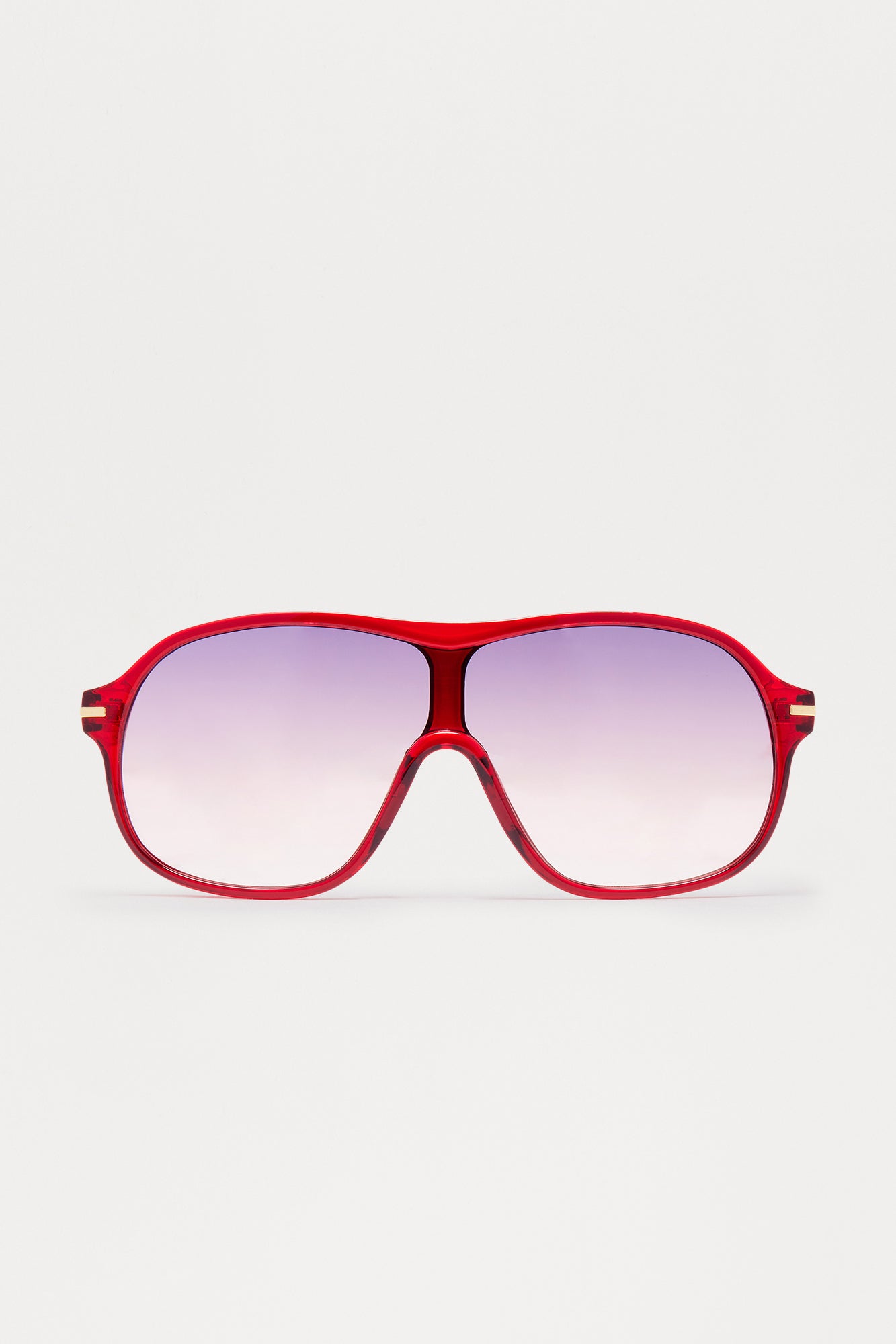 Couldn't Help It Sunglasses - Red/combo