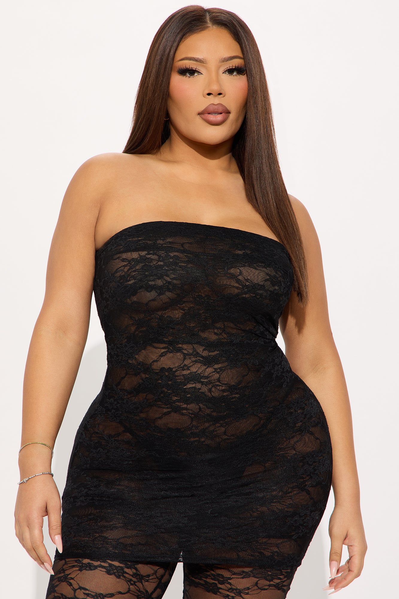 Tall Look Out For Me Lace Jumpsuit - Black