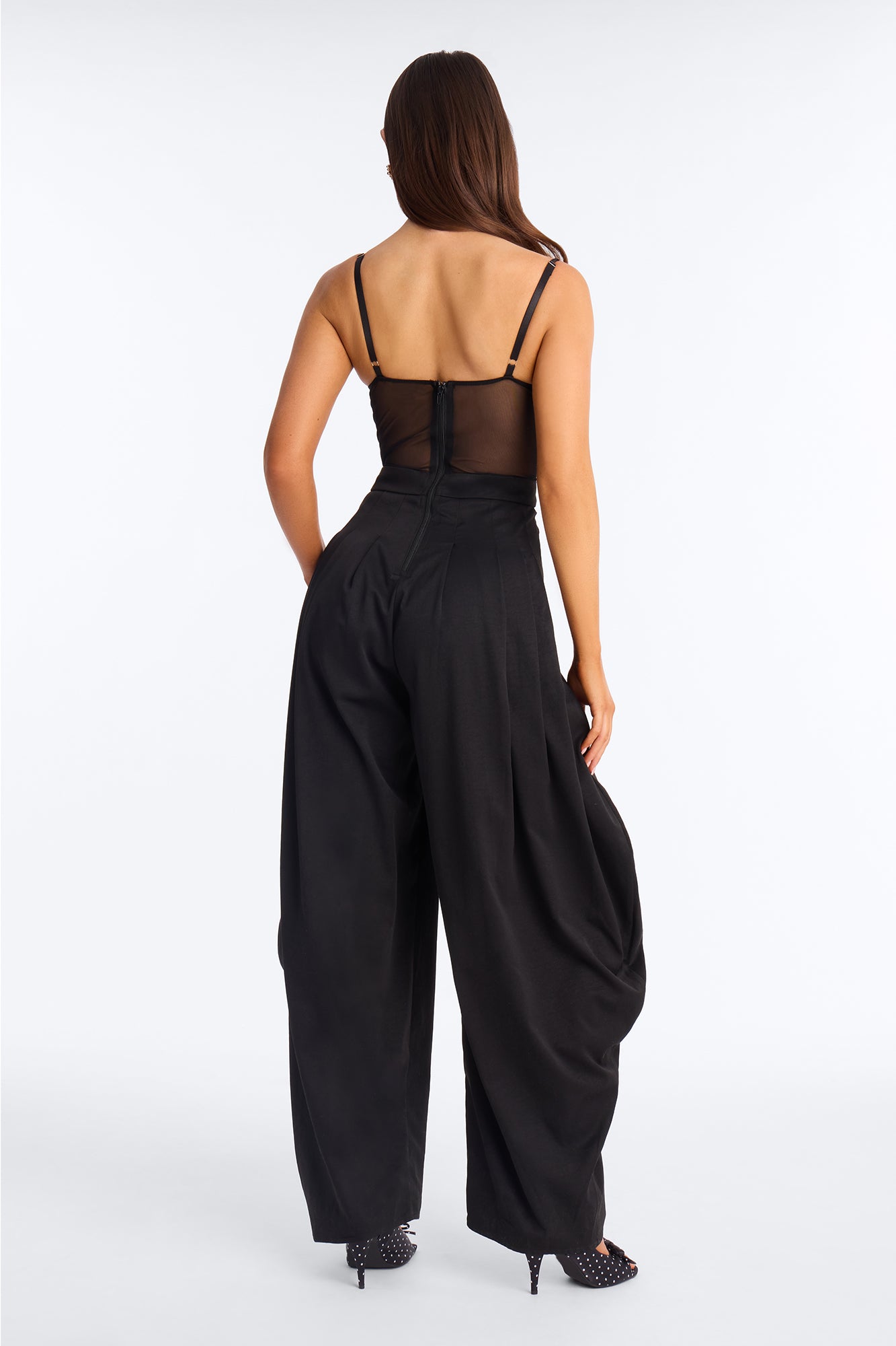 Loud Moves Barrel Leg Jumpsuit - Black