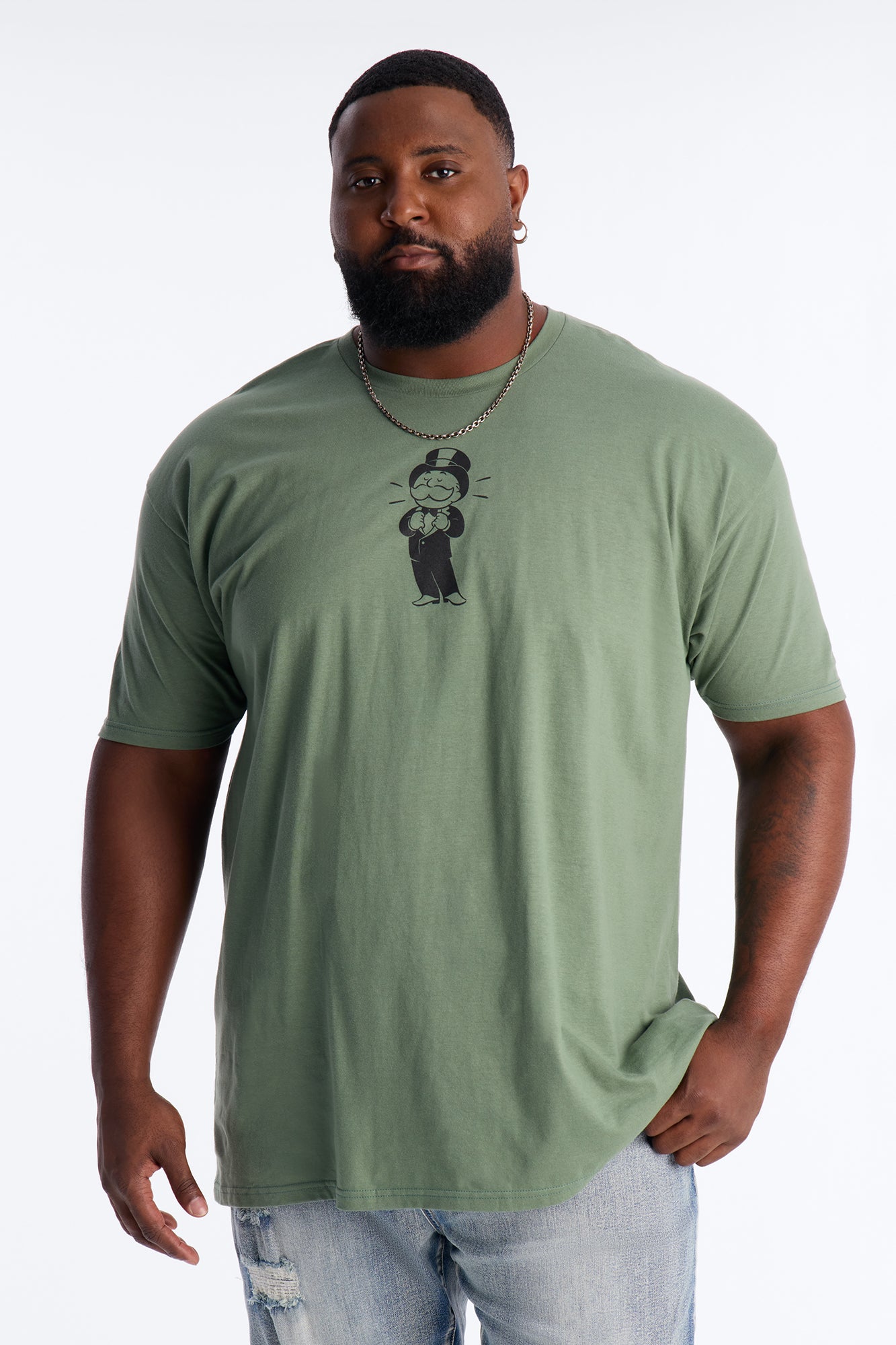 Ruthless Monopoly Short Sleeve Tee - Sage