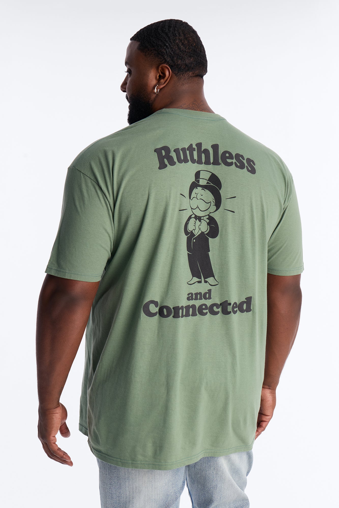Ruthless Monopoly Short Sleeve Tee - Sage