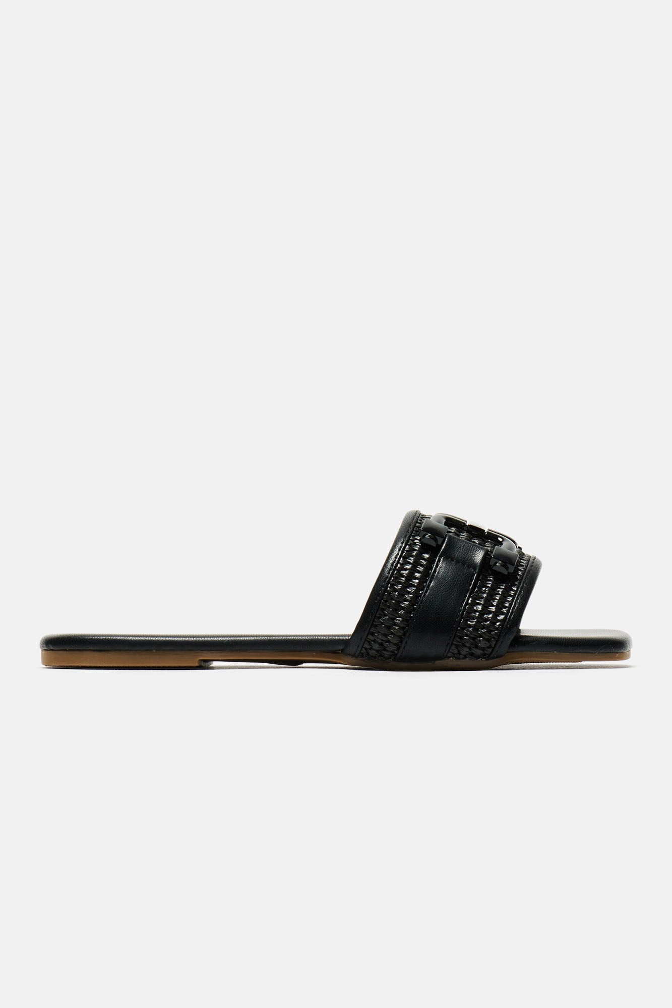 Sunday Strolls Flat Sandals - Black
