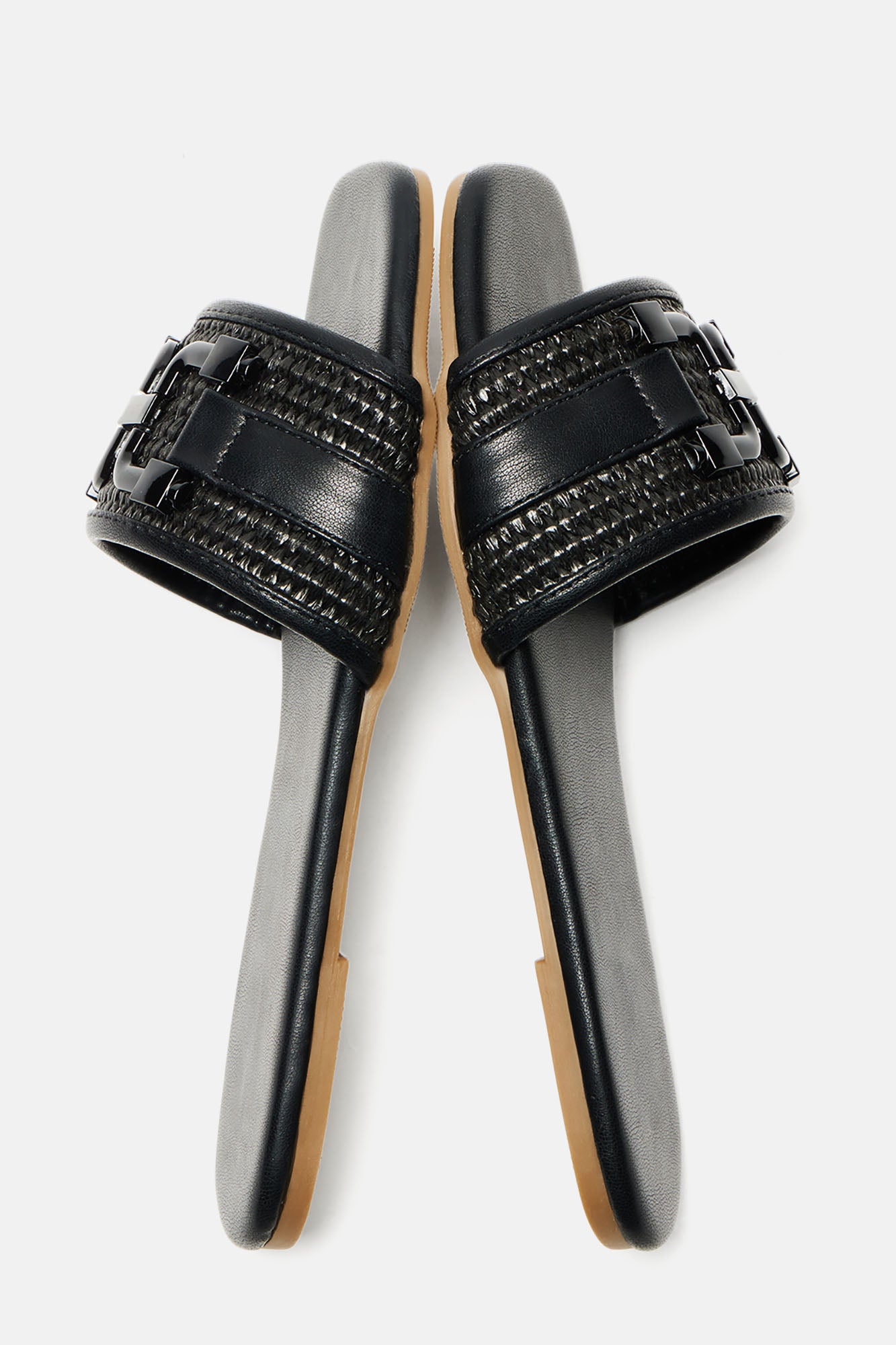 Sunday Strolls Flat Sandals - Black