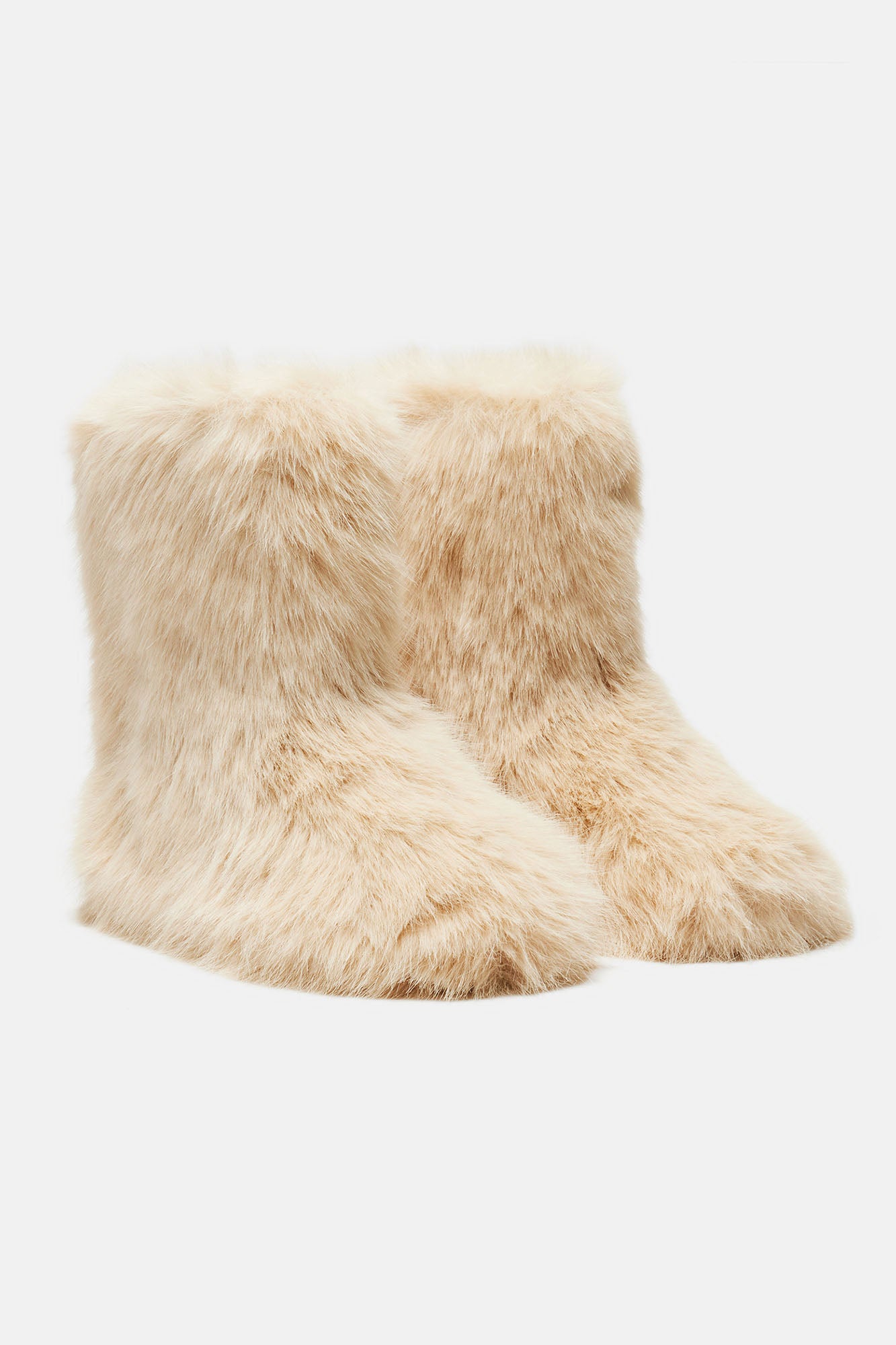 Chilly Days Booties - Beige