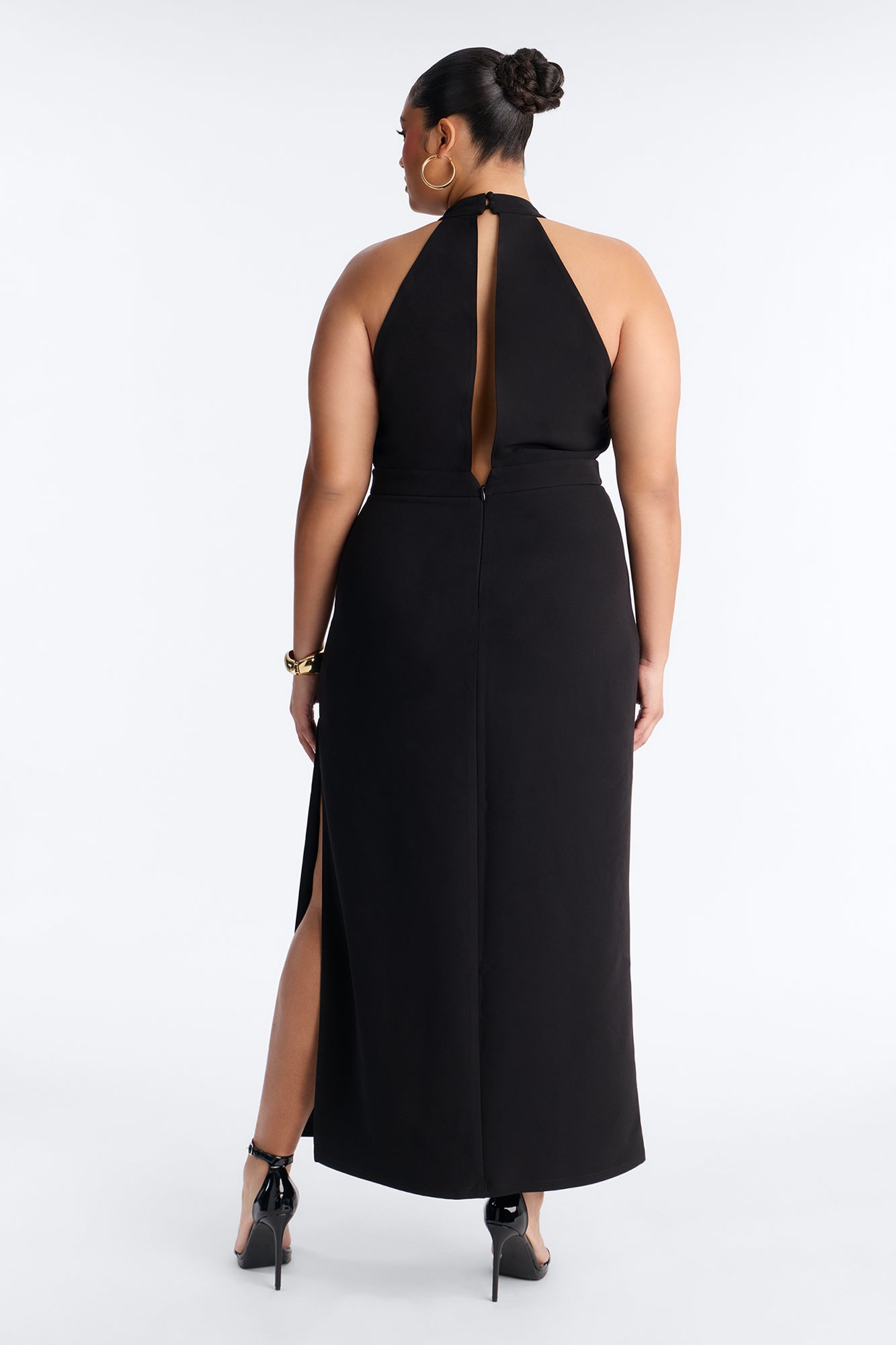 Soft Siren Sleeveless Maxi Dress - Black