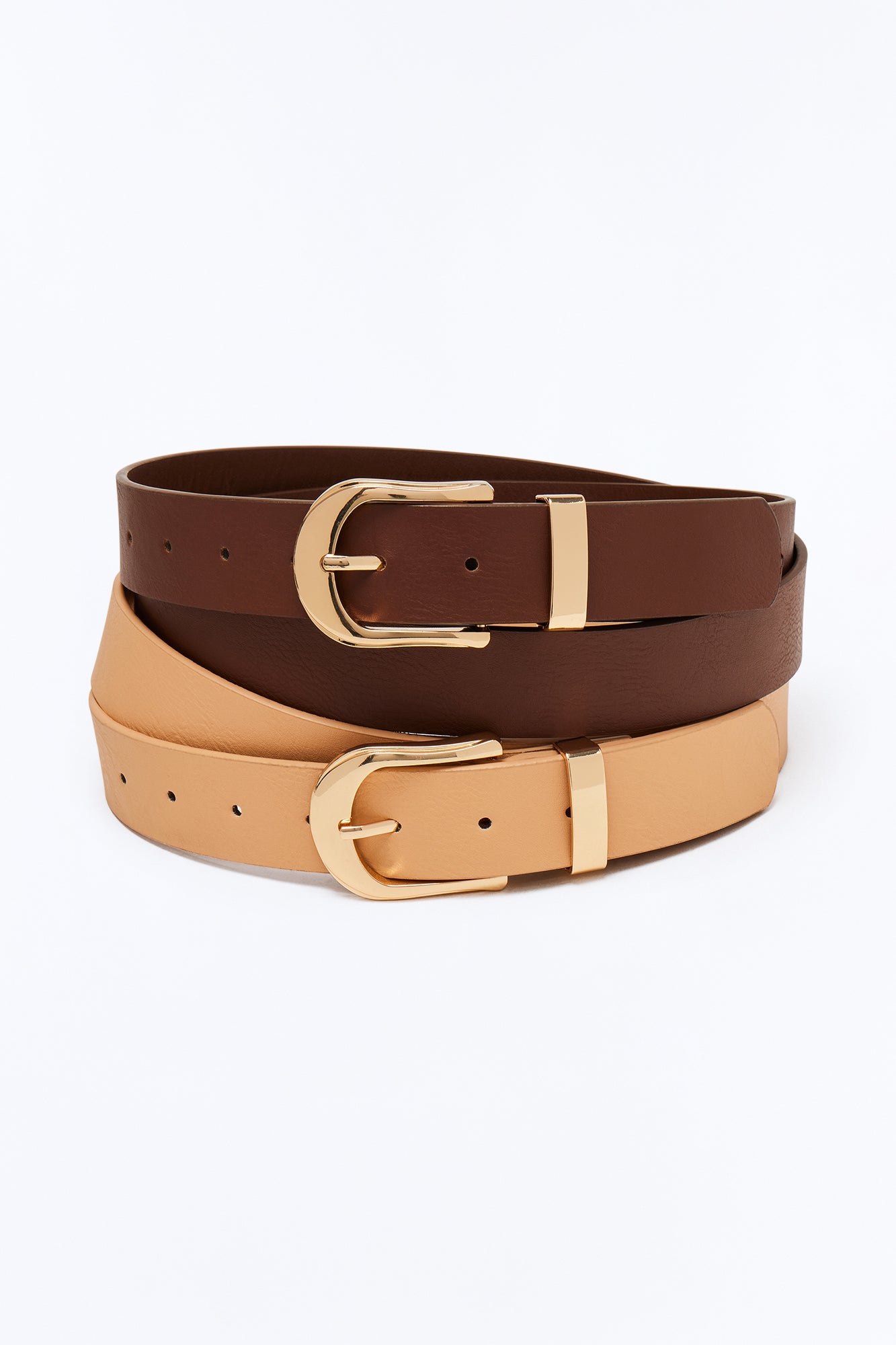 Back To Basic Belt Set - Brown/combo