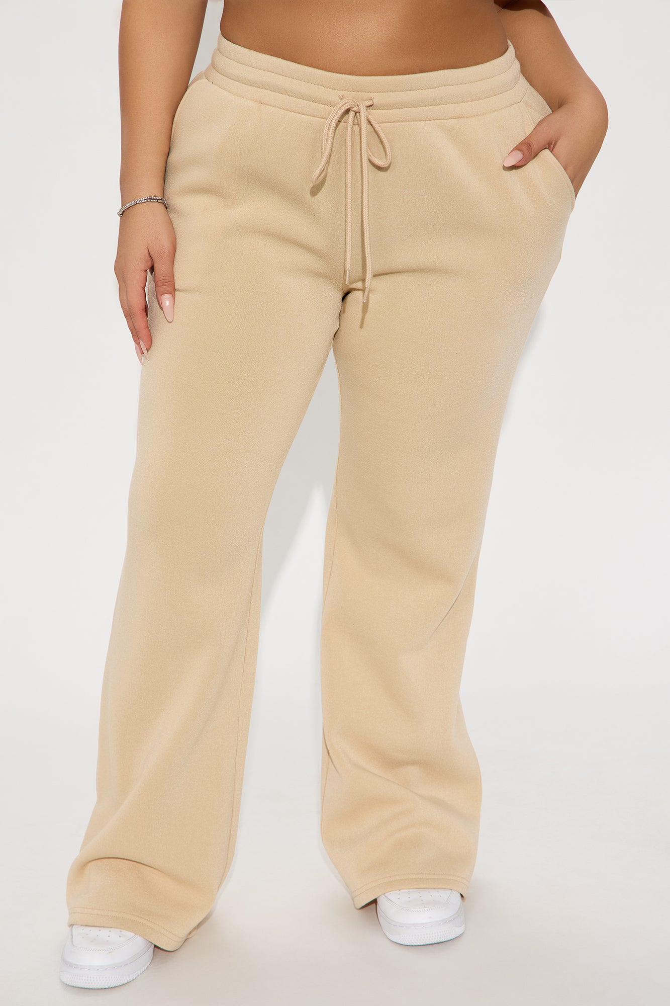 Candice Lounge Flare Pant - Sand