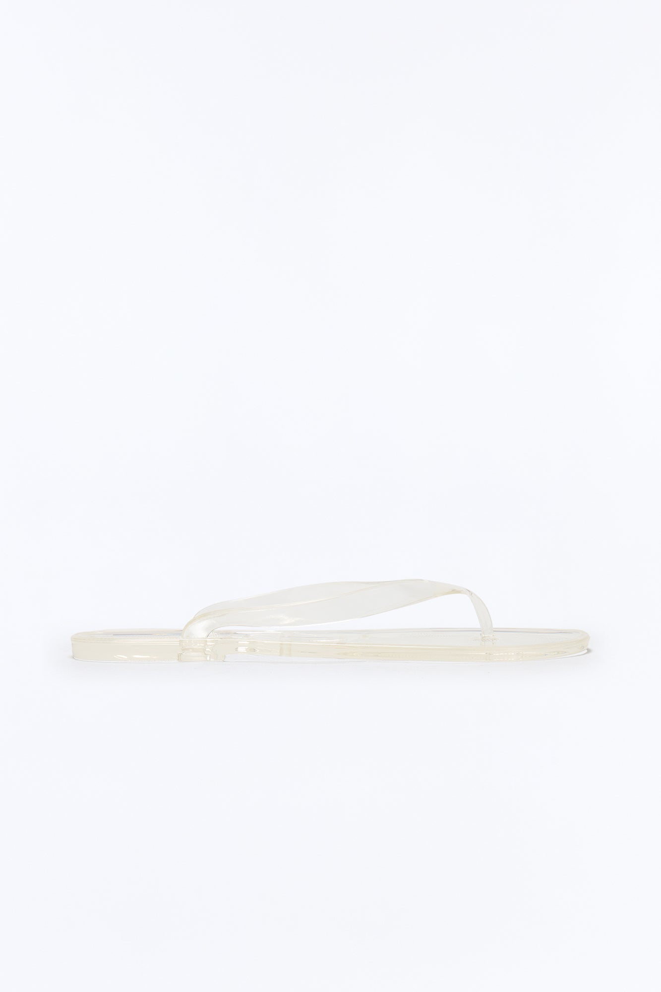 Glazed Jelly Flip Flops - Clear