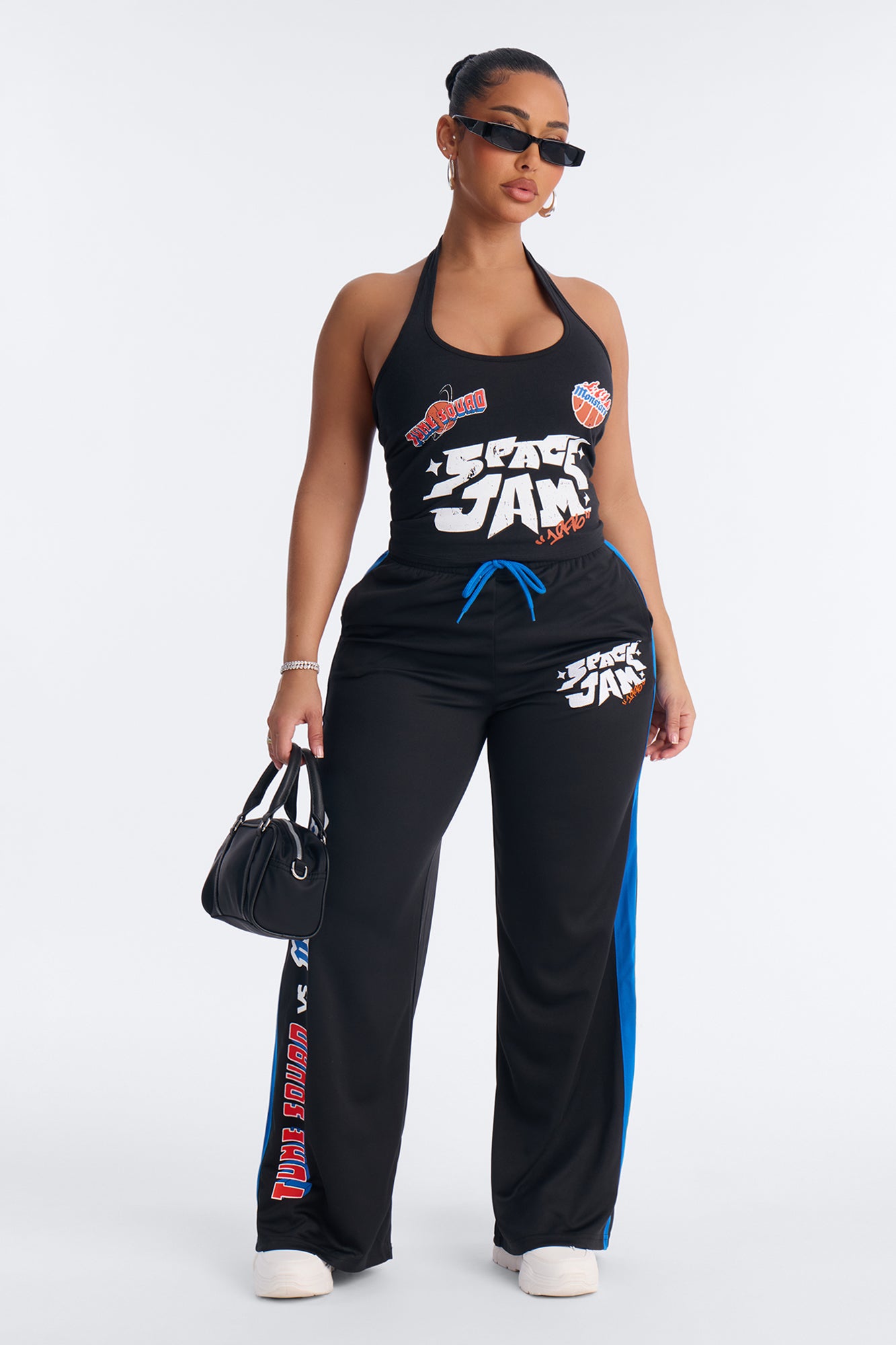 Space Jam Monstars Halter Top - Black
