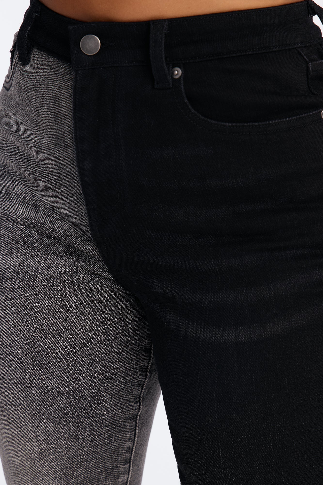 Second Guessing Stretch Skinny Jeans - Black/combo